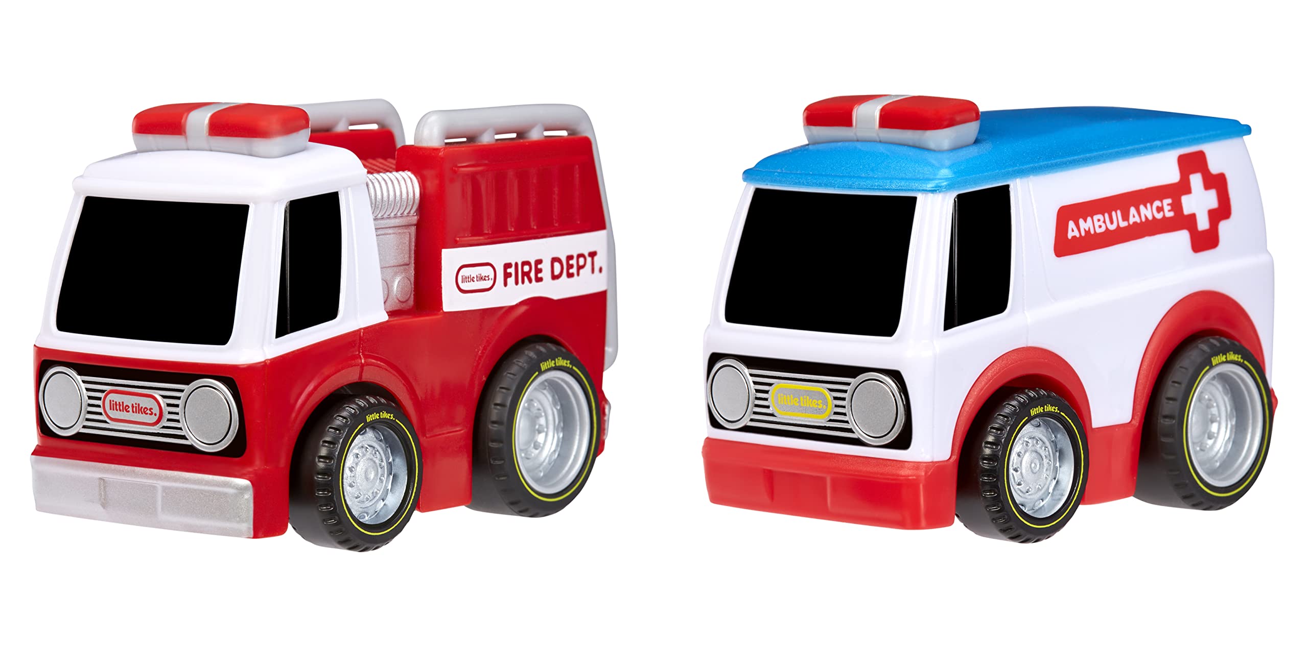 Little Tikes High-Speed Pursuit macchinine polizia pack 2 da 2 anni