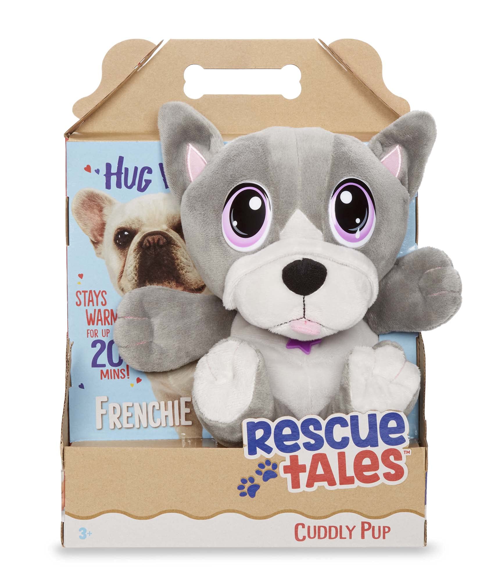 Little Tikes Rescue Tales Cuddly Pup peluche frenchie riscaldabile