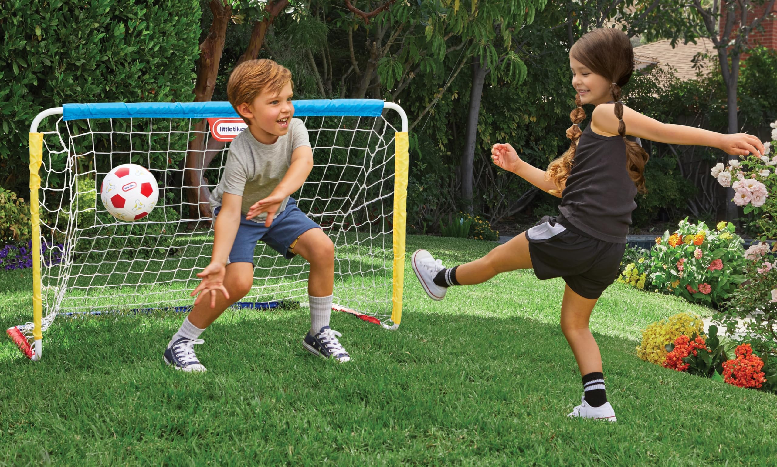 Little Tikes Active Play Easy Score Porta Calcio 122 cm Pallone