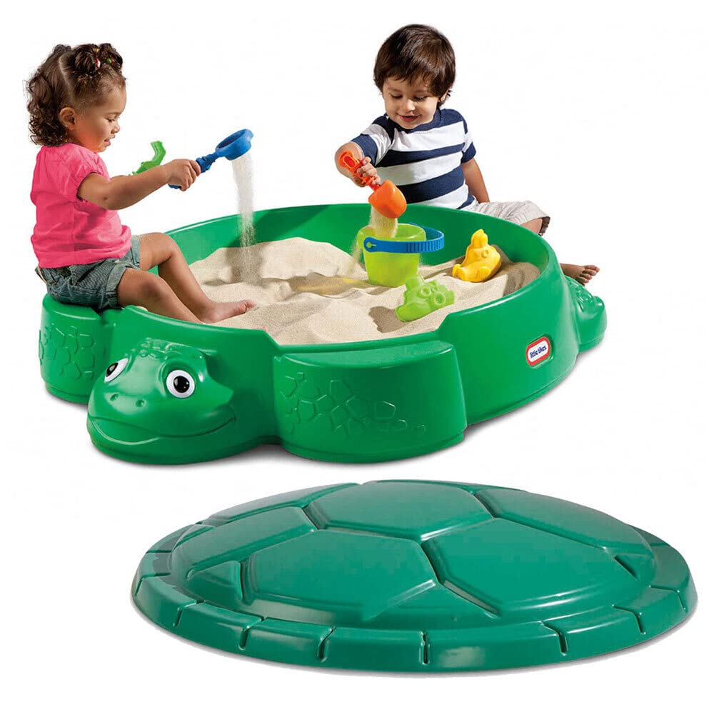Little Tikes Active Play Tartaruga sabbiera con coperchio 68 kg