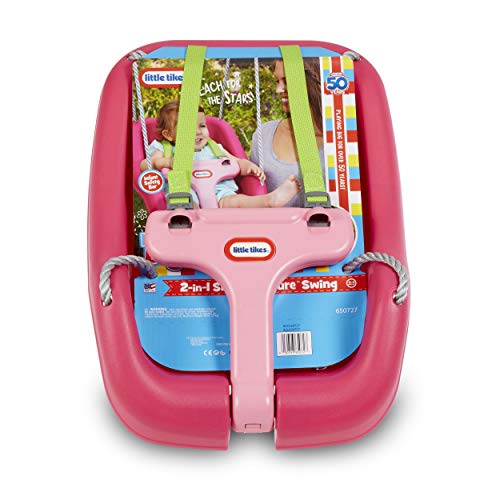 Little Tikes Active Play 2-in-1 Snug n Secure altalena magenta 22,7 kg