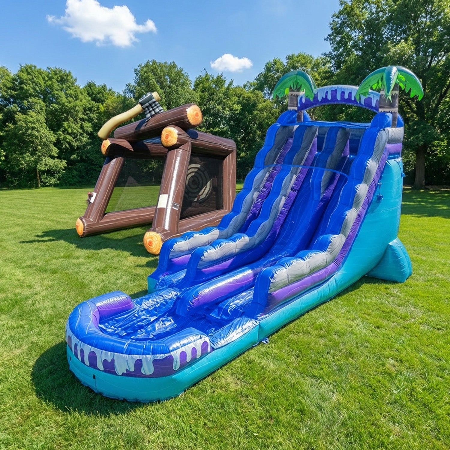 XJUMP Bundles Dual Summer Scivolo Acqua + Gioco gonfiabile