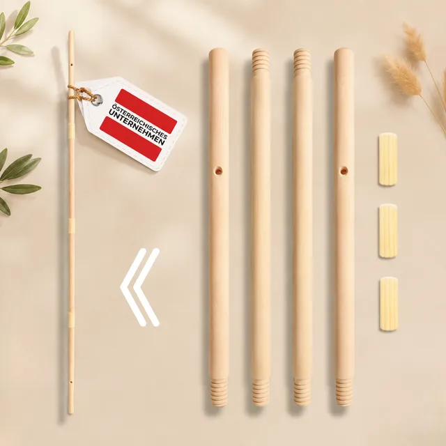 LIONHERZ Tipi-Stange Palo per Tenda Tipi 172 cm Legno