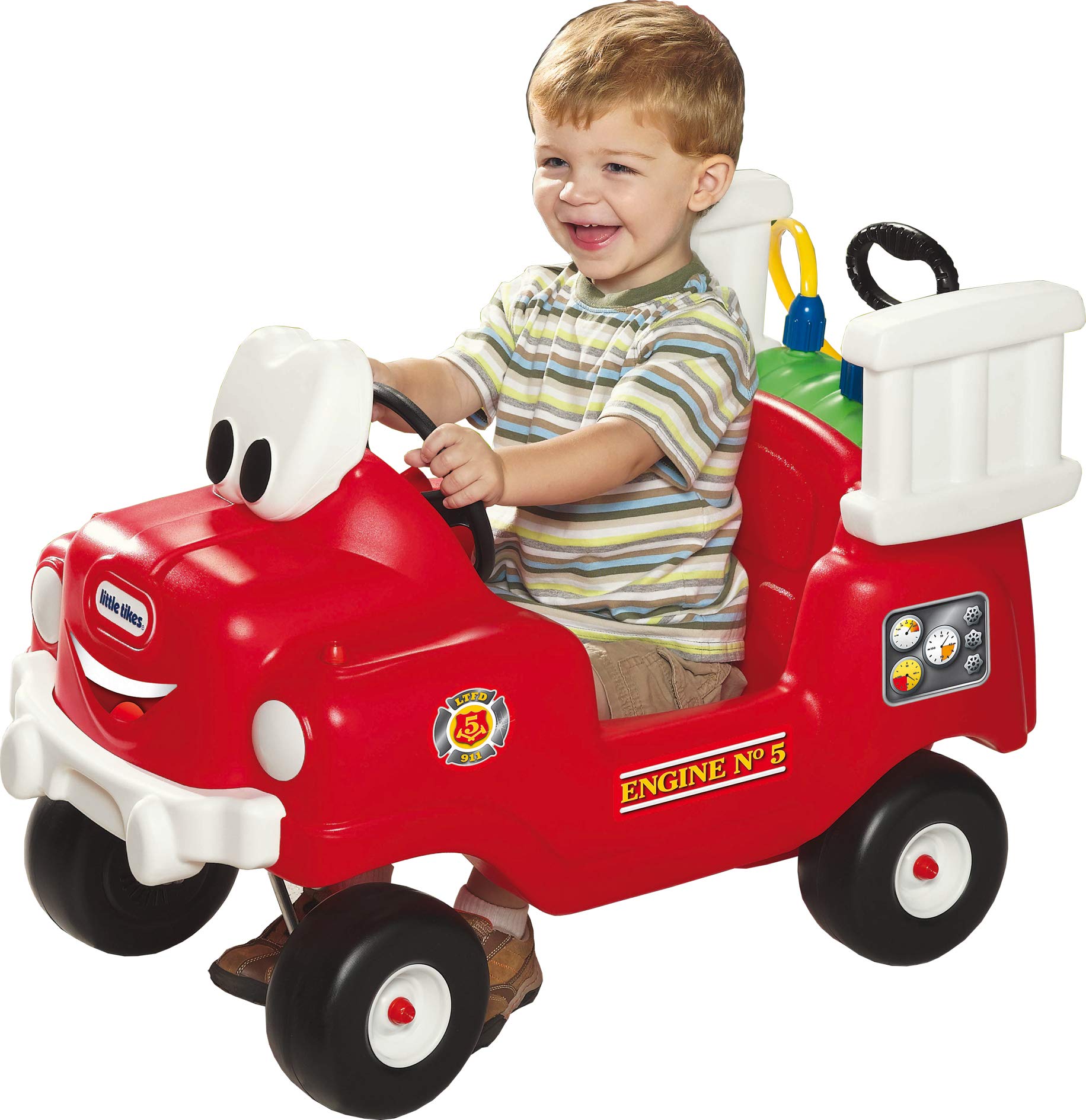 Little Tikes Ride-ons Spray e Rescue camion pompieri cavalcabile