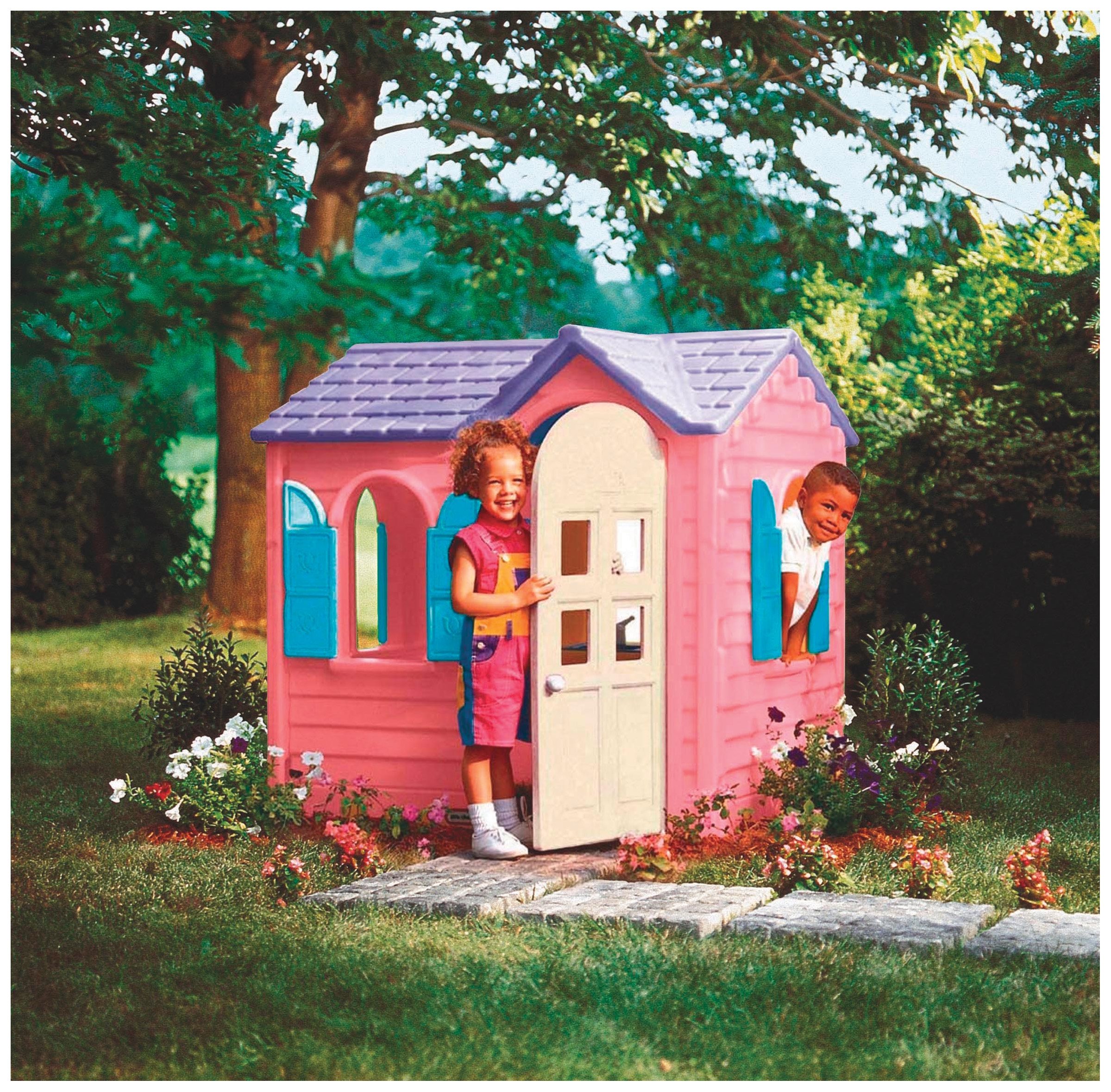Little Tikes Active Play casetta campagna rosa 127x130x114 cm