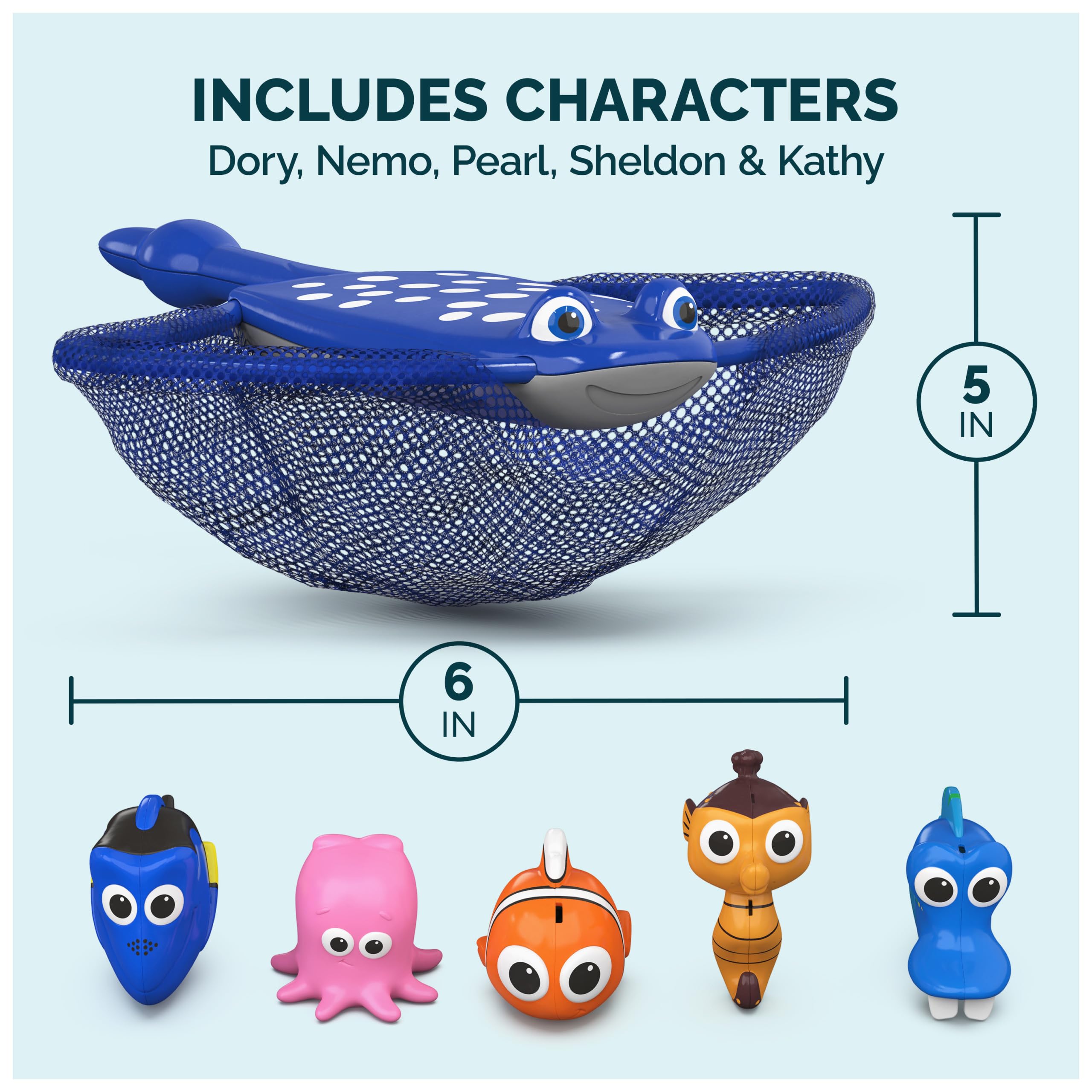 SwimWays Water Toys Mr Ray Gioco Piscina Dory 6 Pezzi
