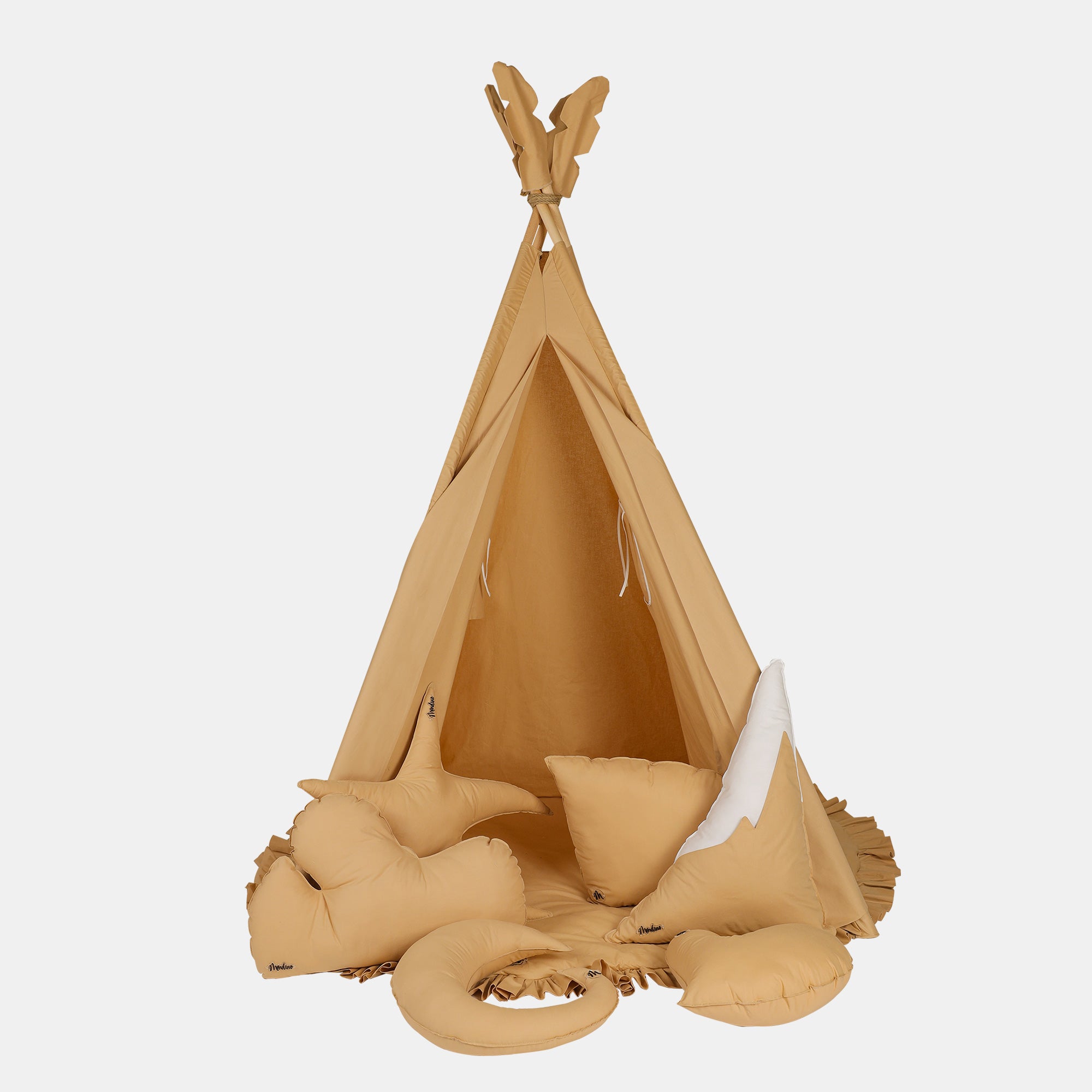 Mondino Basic Teepee Tenda Indiana Bambini Rosa Cipria Large 120x120x160