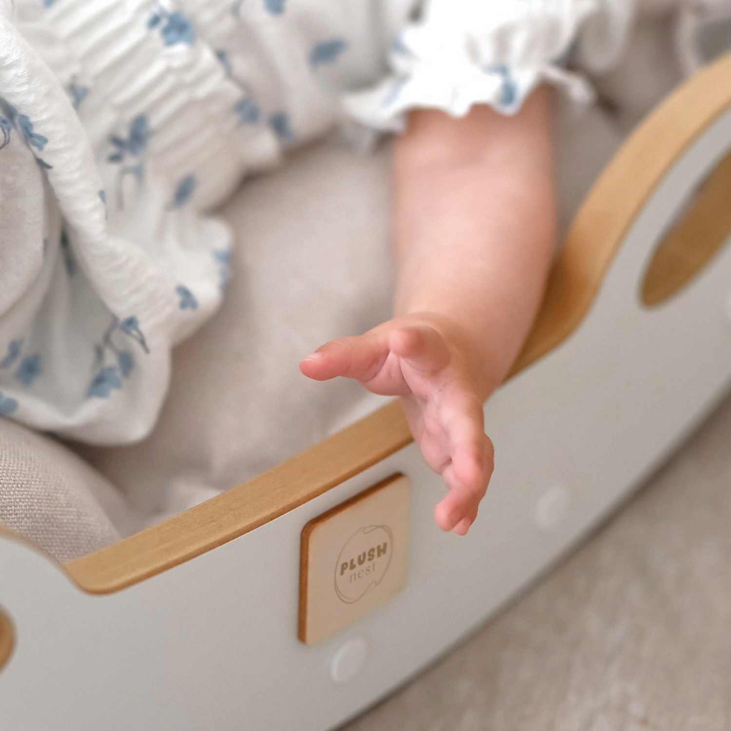 Lionherz Mini Rocker 2in1 dondolo crema 75x39x40 cuscino
