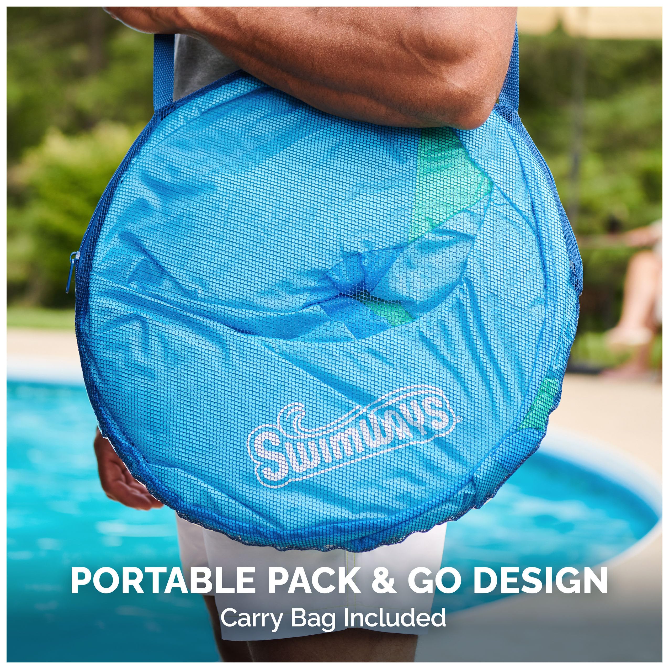 Swimways Spring Float Papasan materassino piscina blu 89 cm