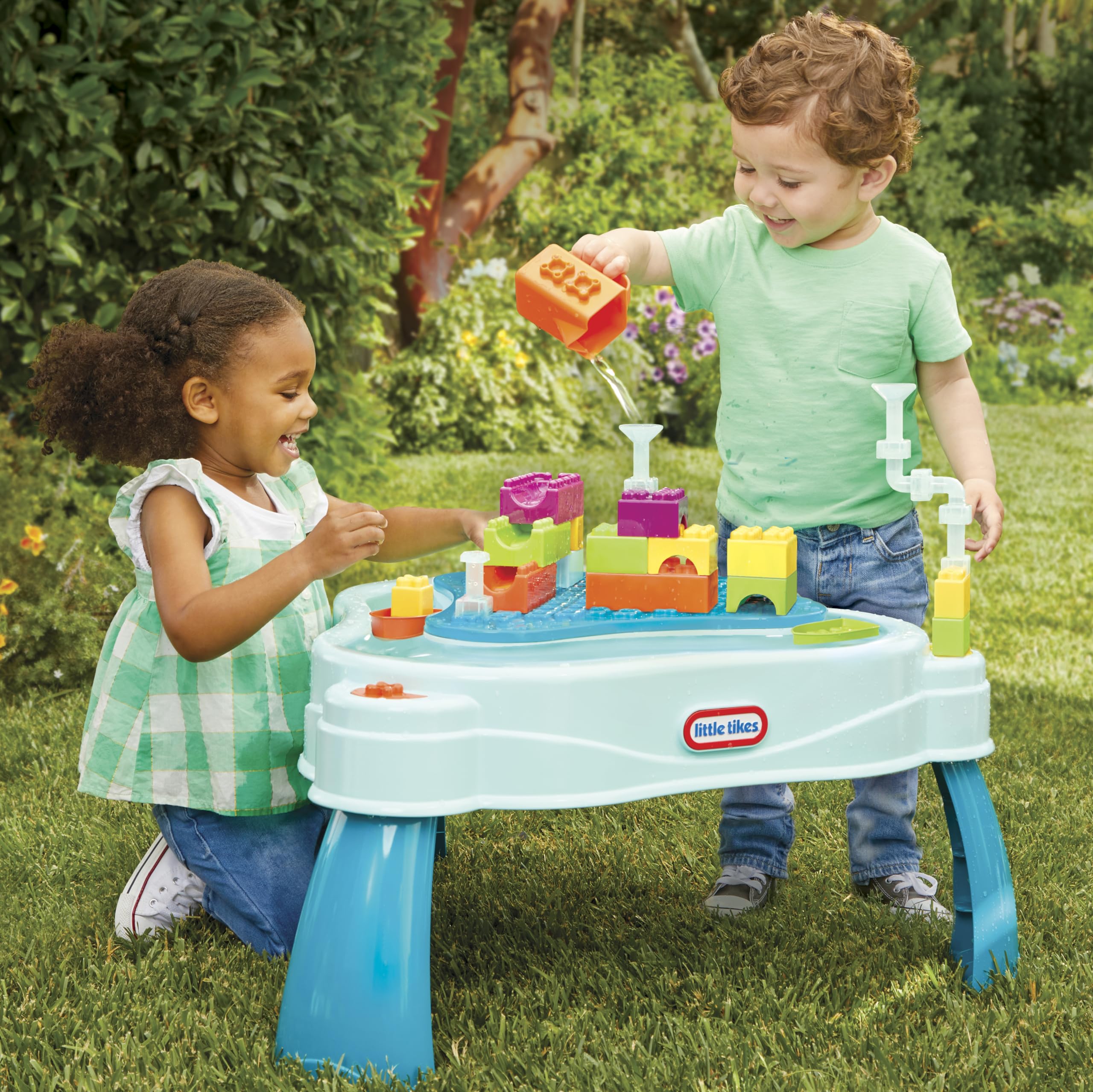 Little Tikes Build & Splash tavolo acqua 25 accessori 1-6 anni