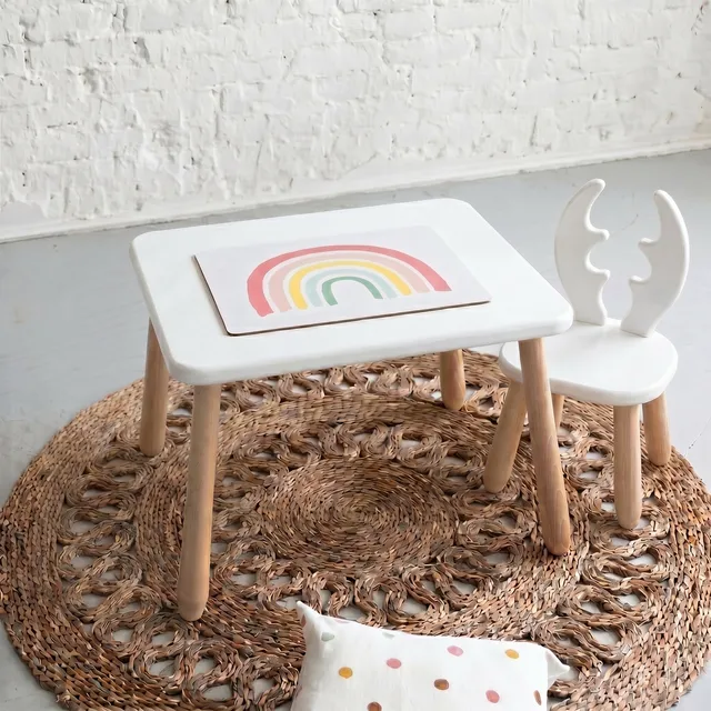Lionherz Solo Deer set tavolo e sedia faggio 1-5 anni