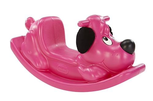Little Tikes Rockin Puppy dondolo magenta interni esterni
