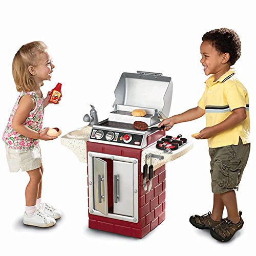 Little Tikes Get Out 'N' Grill barbecue giocattolo 8 pezzi