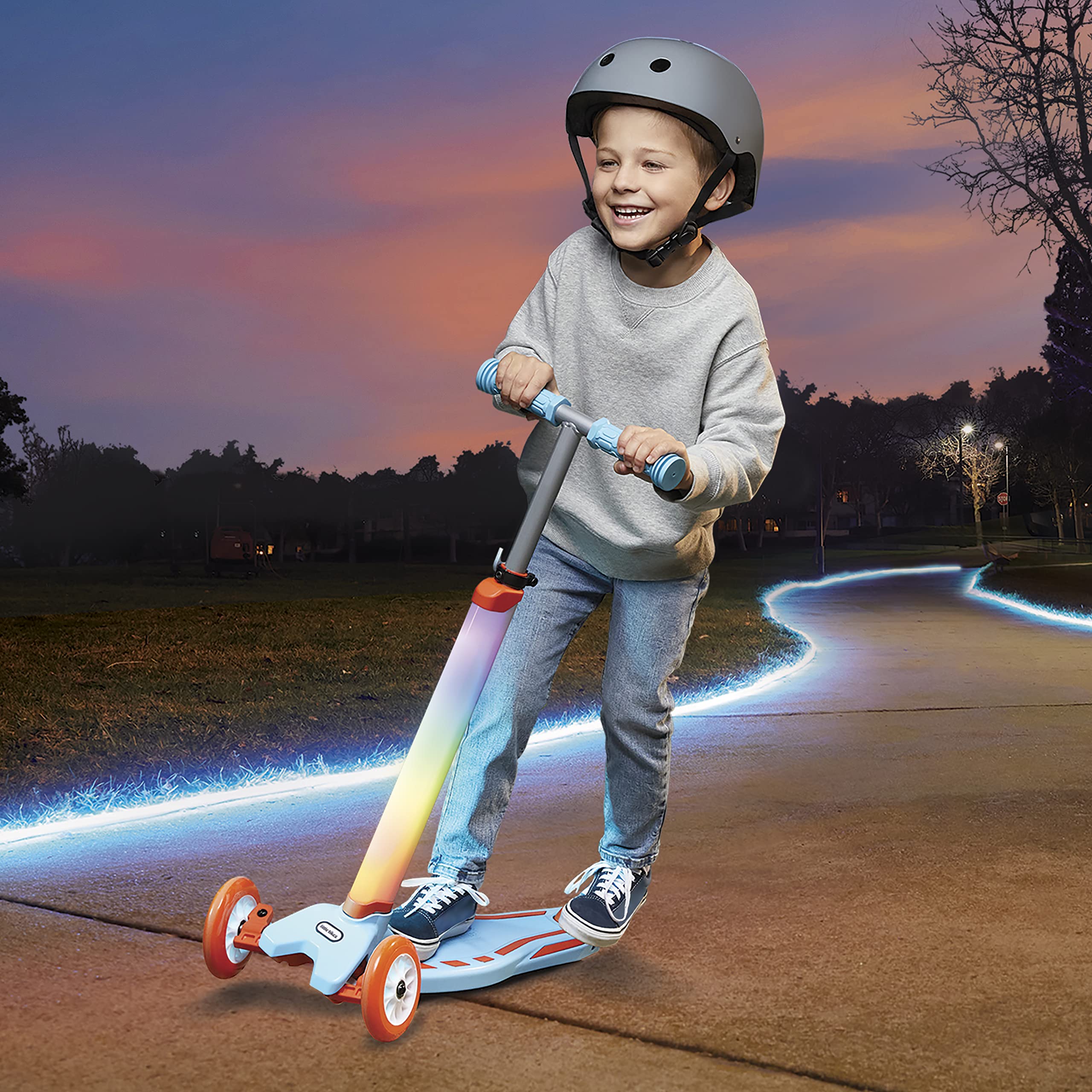 Little Tikes Glowstick monopattino 3 ruote con luci 2-5 anni