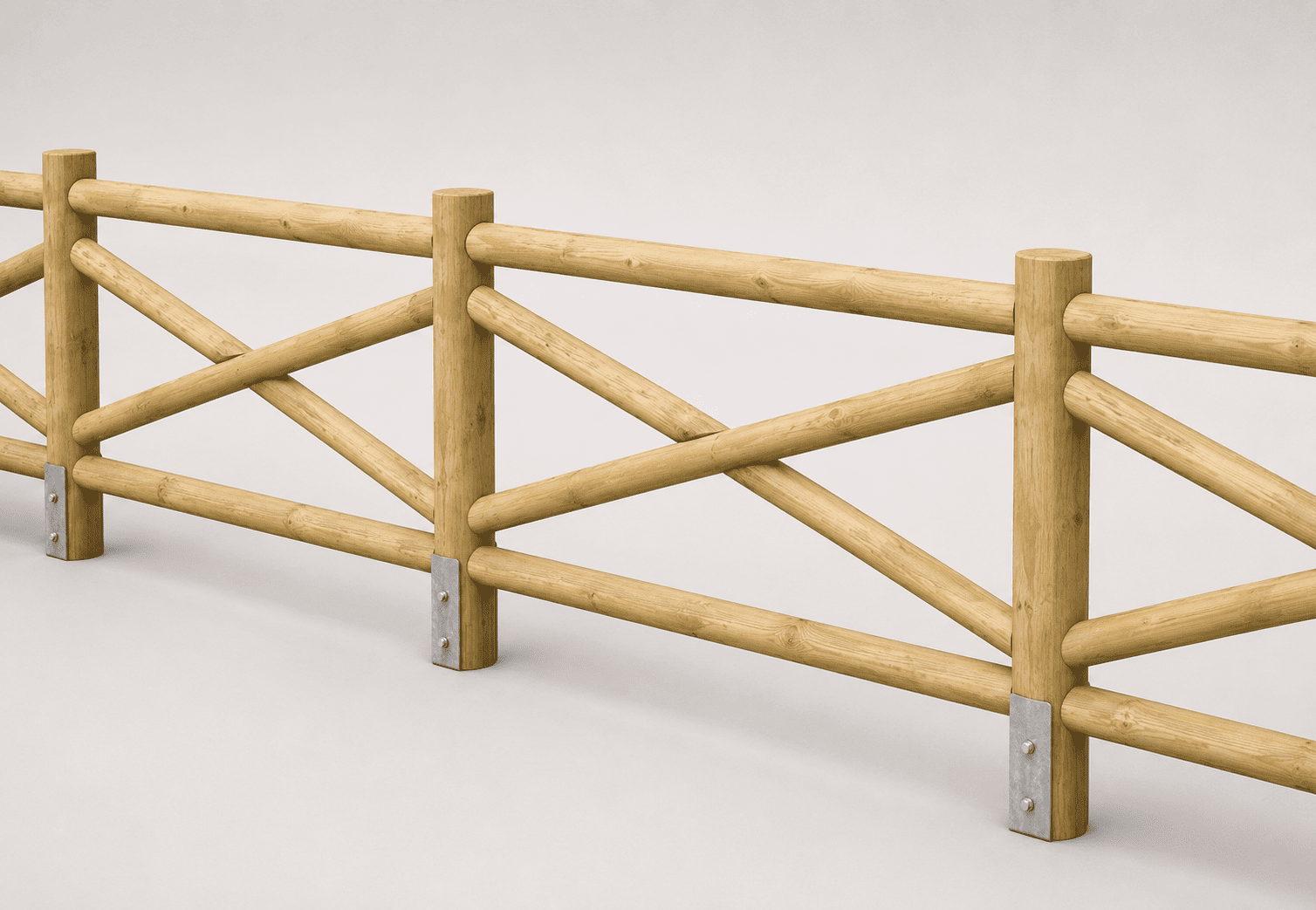 Pozza 1865 Arredo Urbano Staccionata Vicenza recinzione legno da esterno