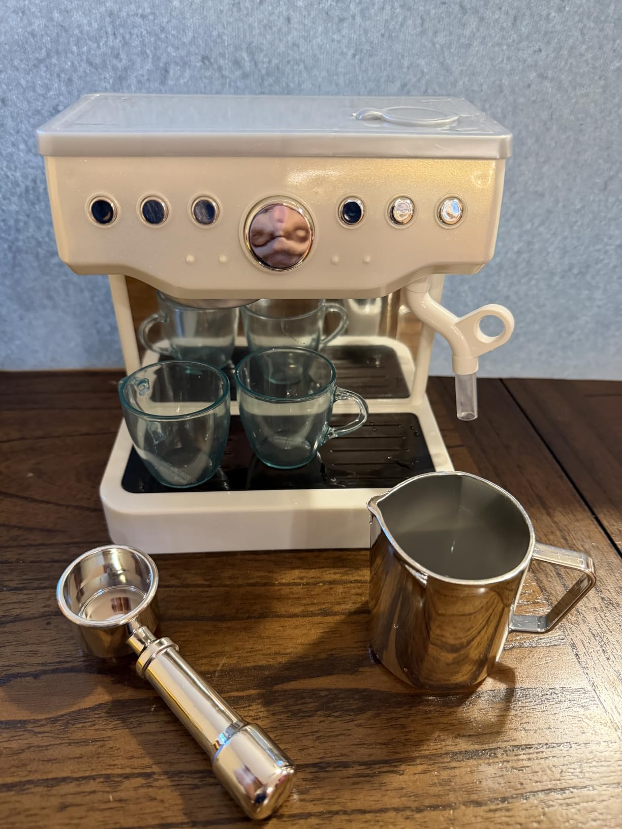 Little Tikes Sweet Spaces macchina caffè giocattolo bianca con 6 accessori