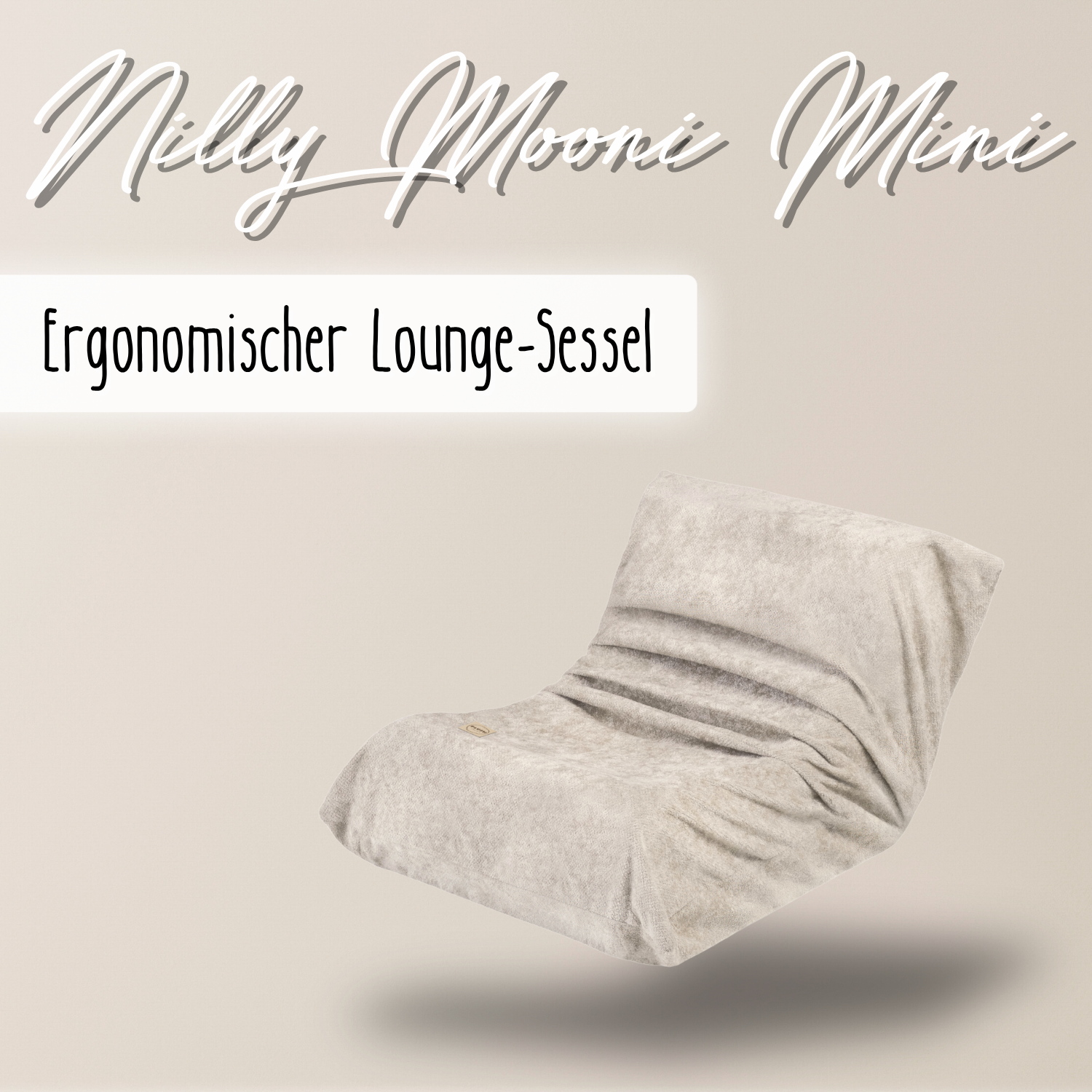 LIONHERZ Nilly Mooni Poltrona Bambini Beige Sabbia Memory