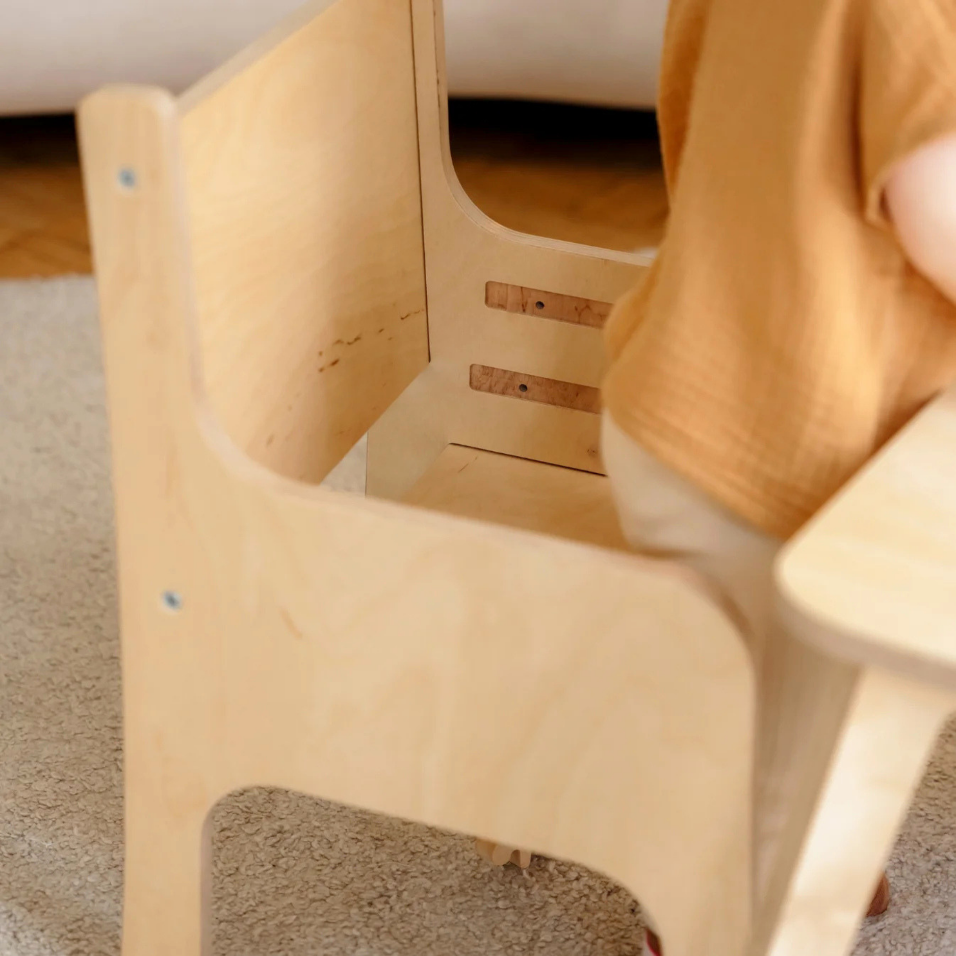 Lionherz Tulla sedia Montessori legno naturale regolabile