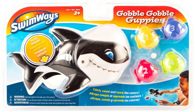 SwimWays Water Toys Orca Acchiappa Pesci gioco piscina 5 pezzi