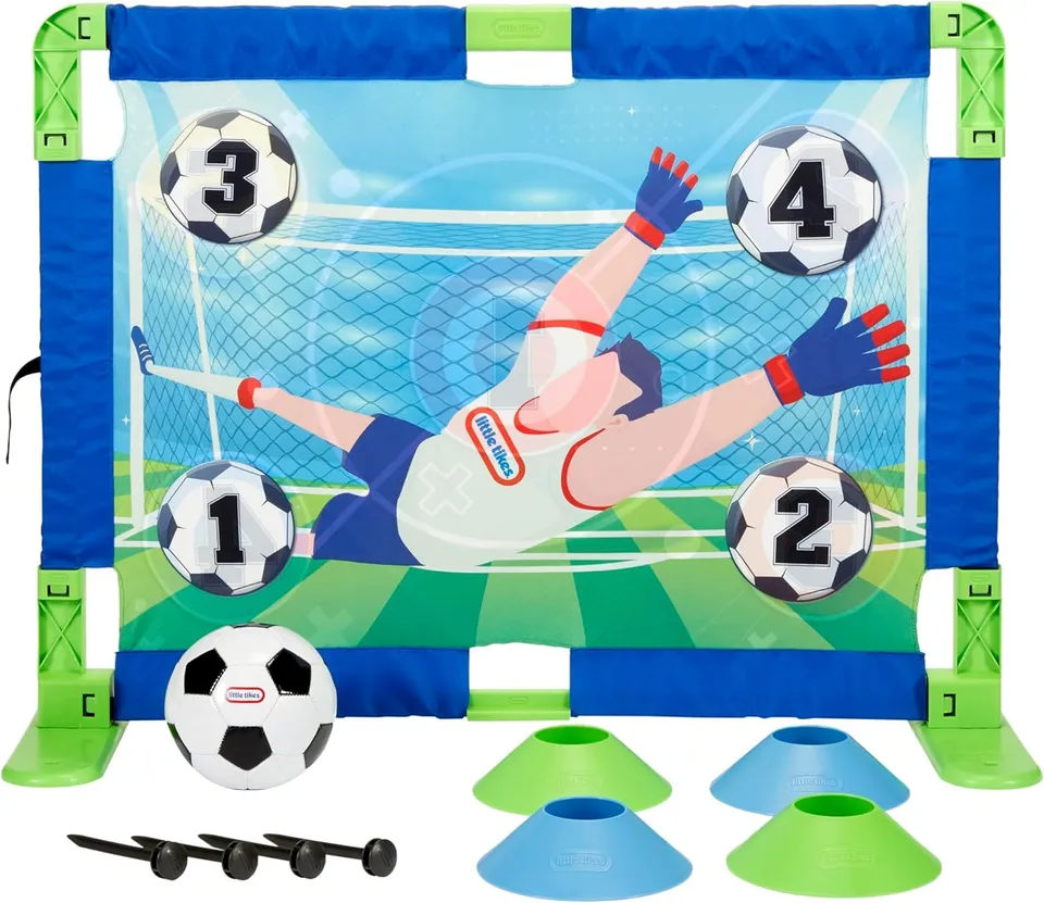 Little Tikes TotSports Allenatore Calcio Bambini Porta Rimbalzo