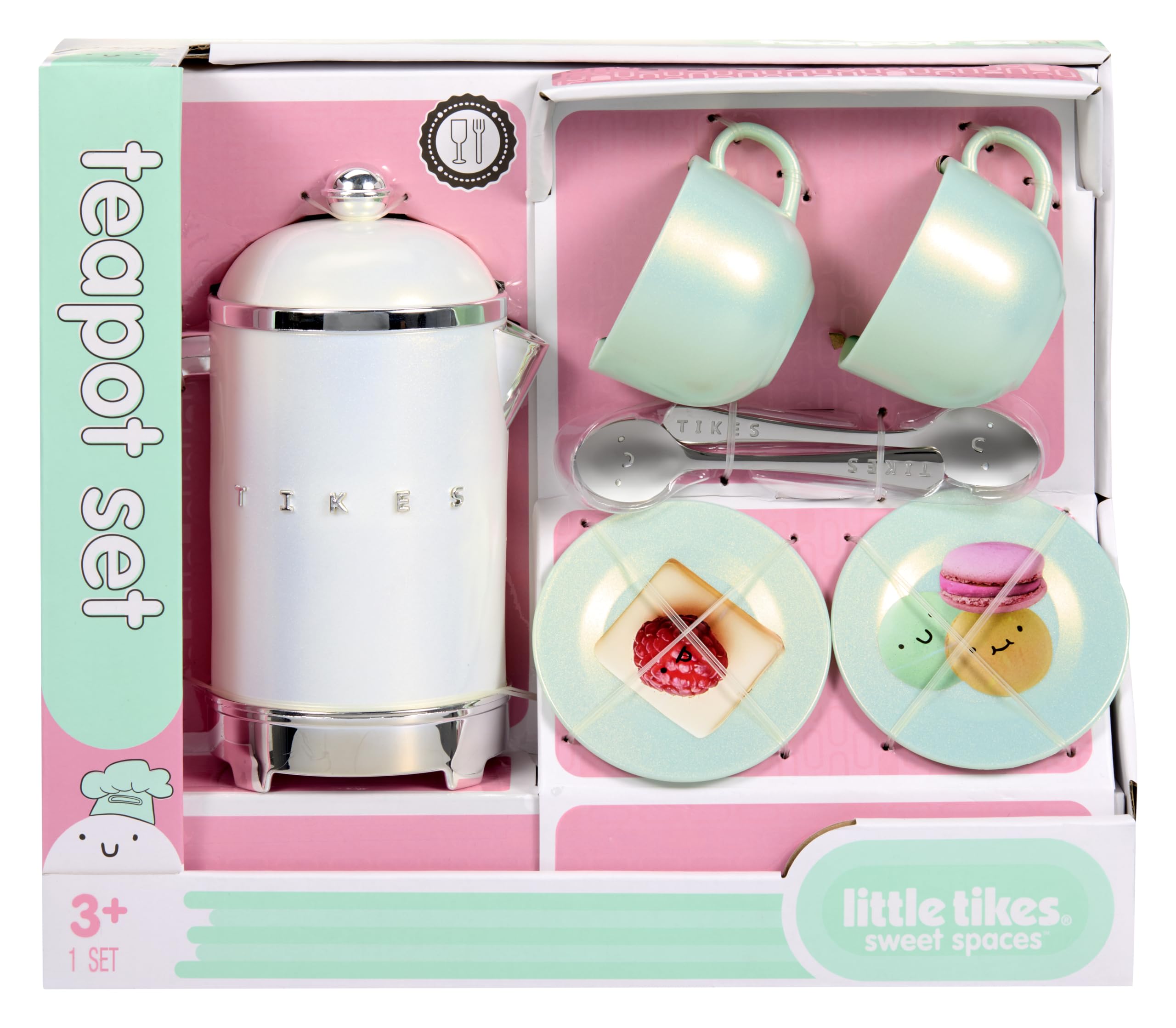 Little Tikes Sweet Spaces servizio da tè 7 pezzi azzurro