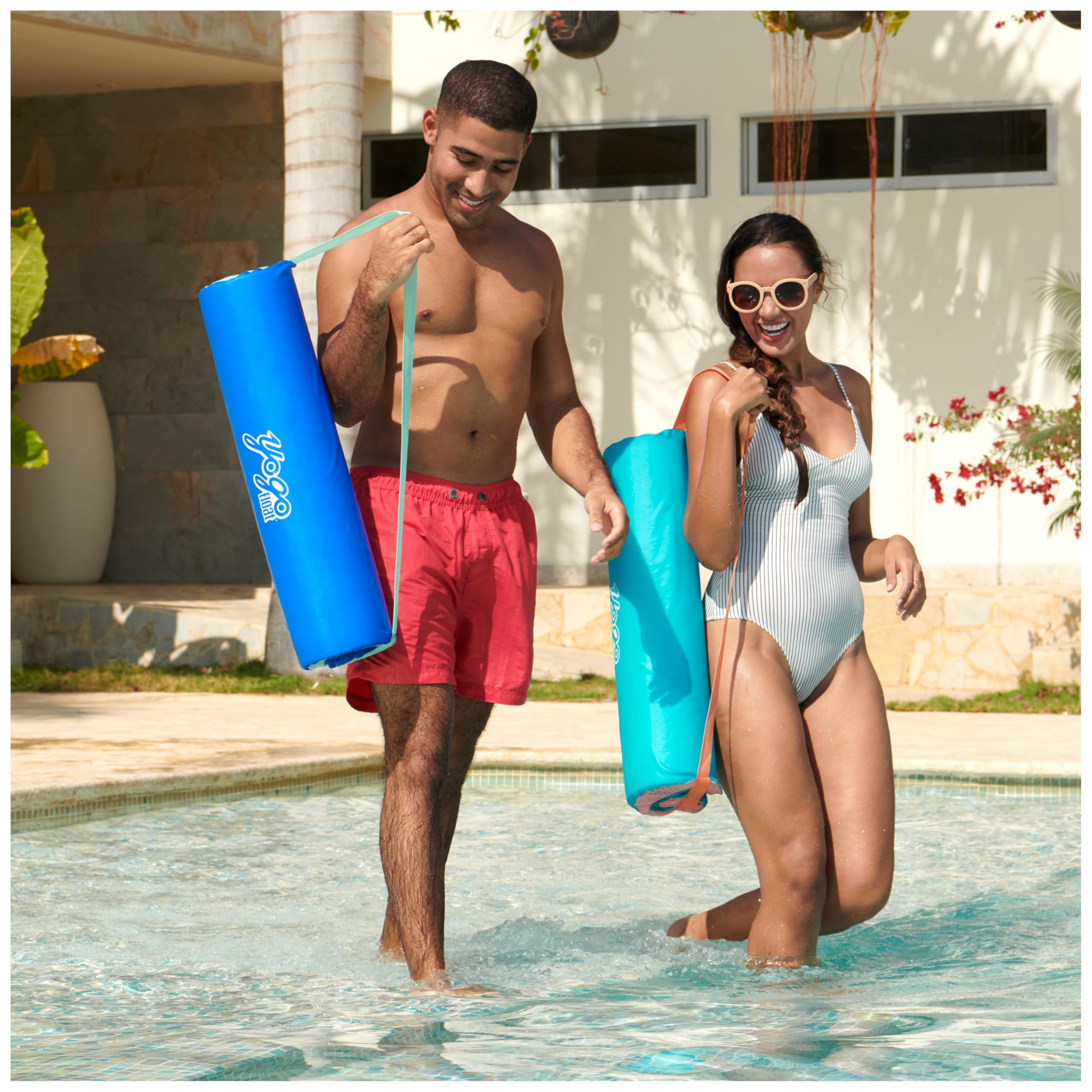SwimWays Yogo Float Materassino Piscina Arrotolabile