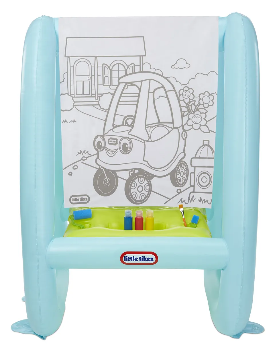Little Tikes Paint and Play cavalletto gonfiabile 3 in 1
