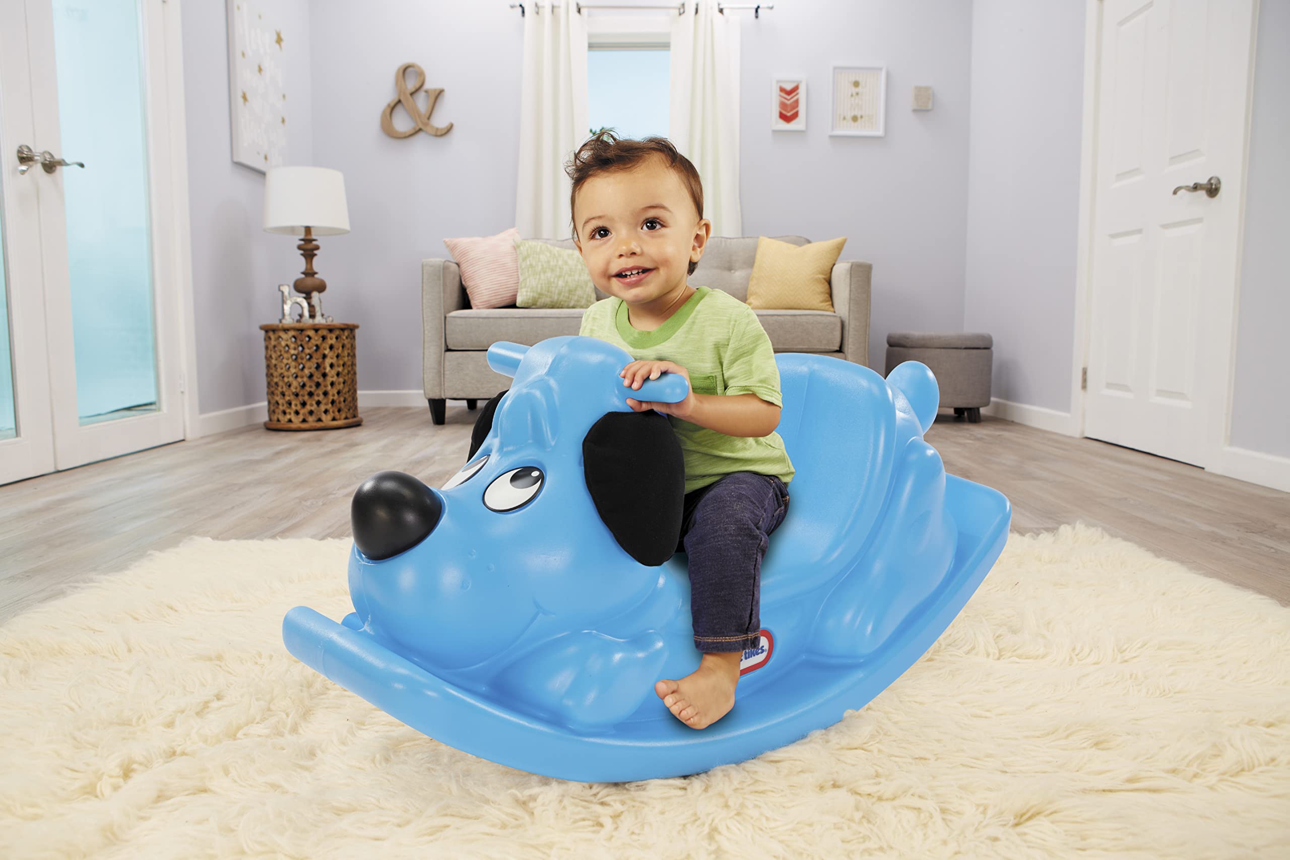 Little Tikes Rockin Puppy dondolo blu taglia S