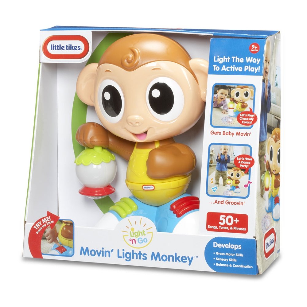 Little Tikes Movin Lights Monkey scimmietta con luci e musica