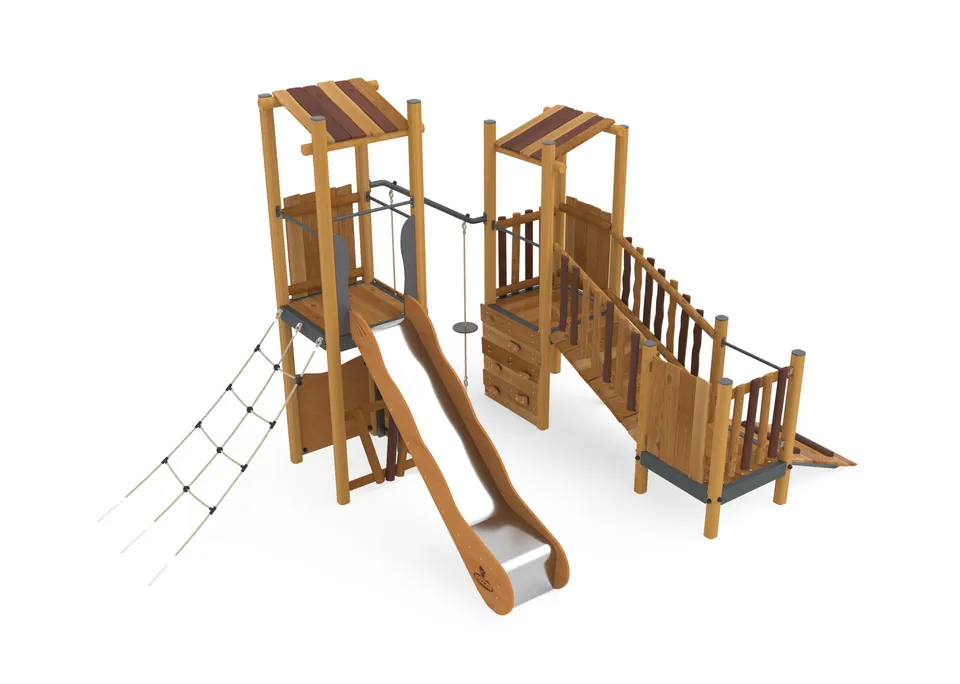 Pozza 1865 Primitiv Mango Easy con Palestra struttura gioco