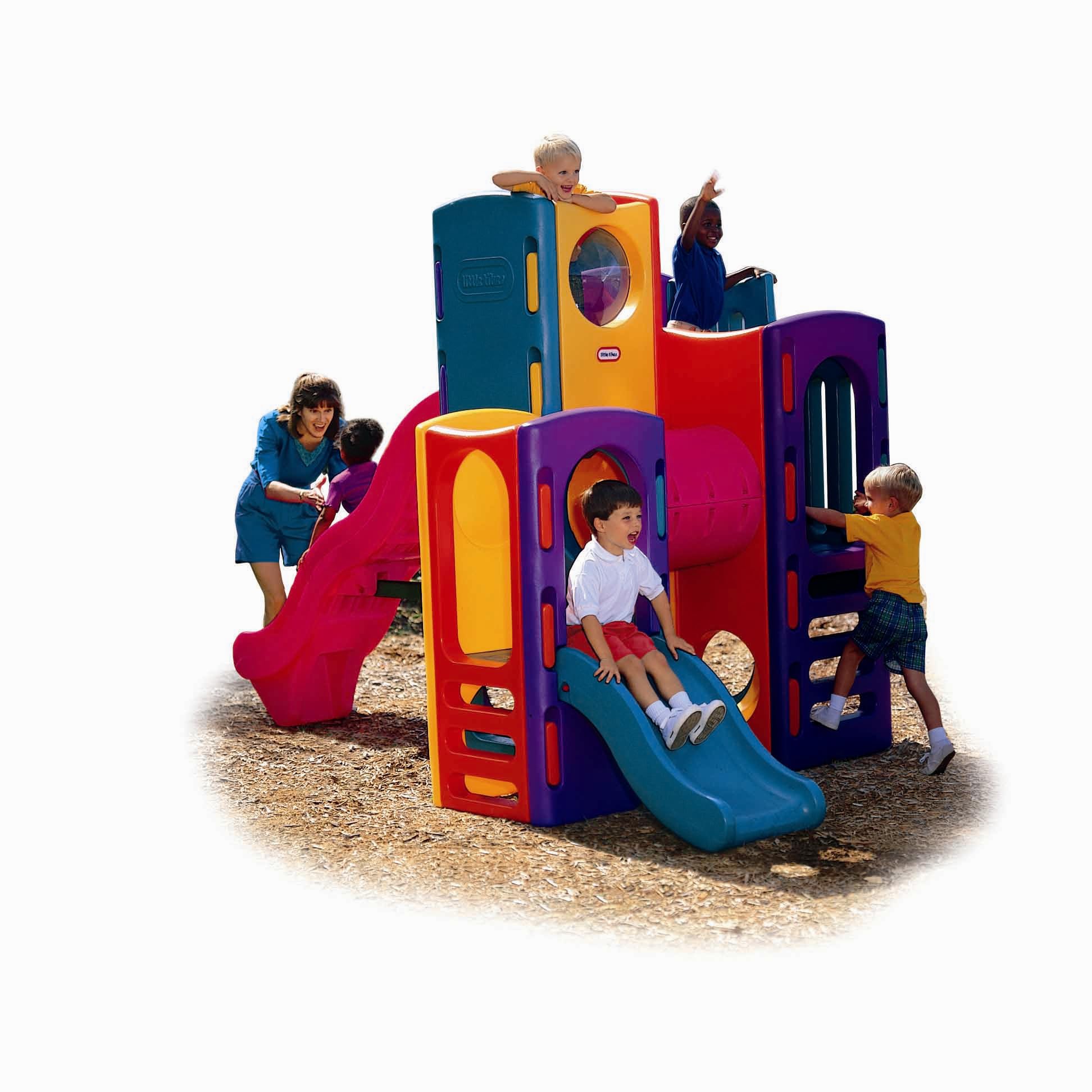 Little Tikes Active Play Tropical Parco Giochi 2 Scivoli