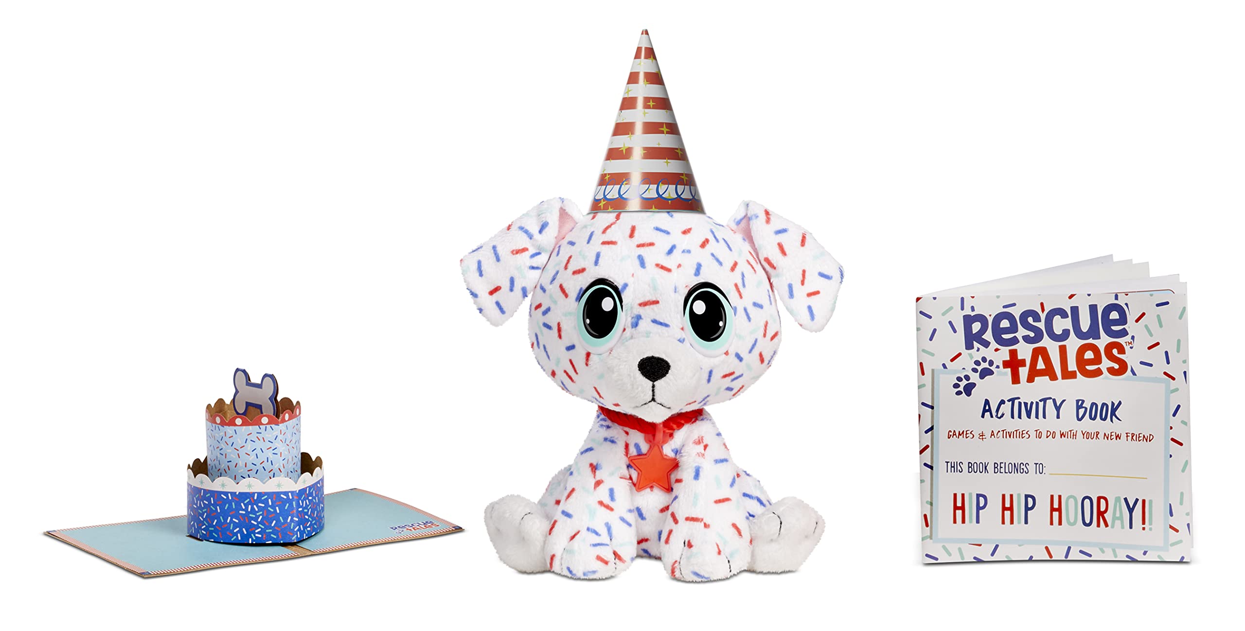 Little Tikes Rescue Tales Present Surprise peluche dalmata