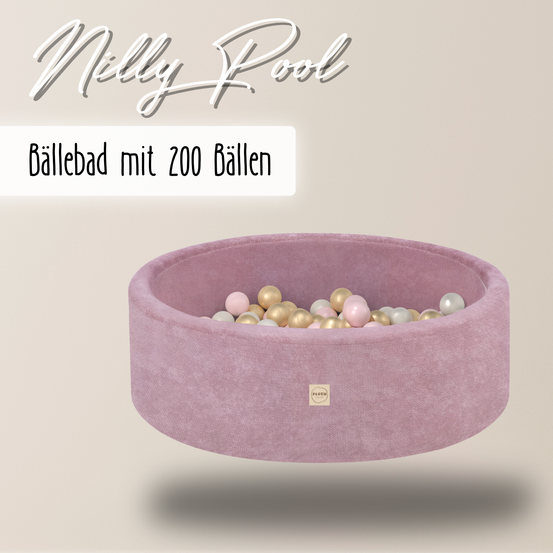Lionherz Nilly Pool piscina palline 90x30 sabbia beige 200 palline