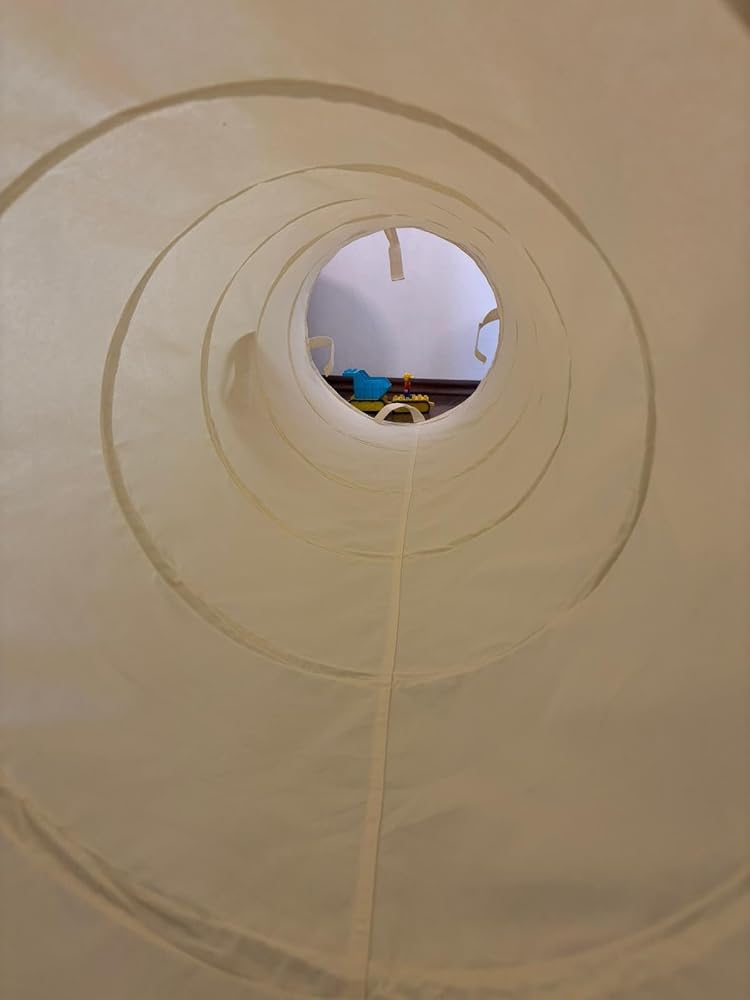 Lionherz Spieltunnel Tunnel Gioco Cotone Crema 180x46 cm