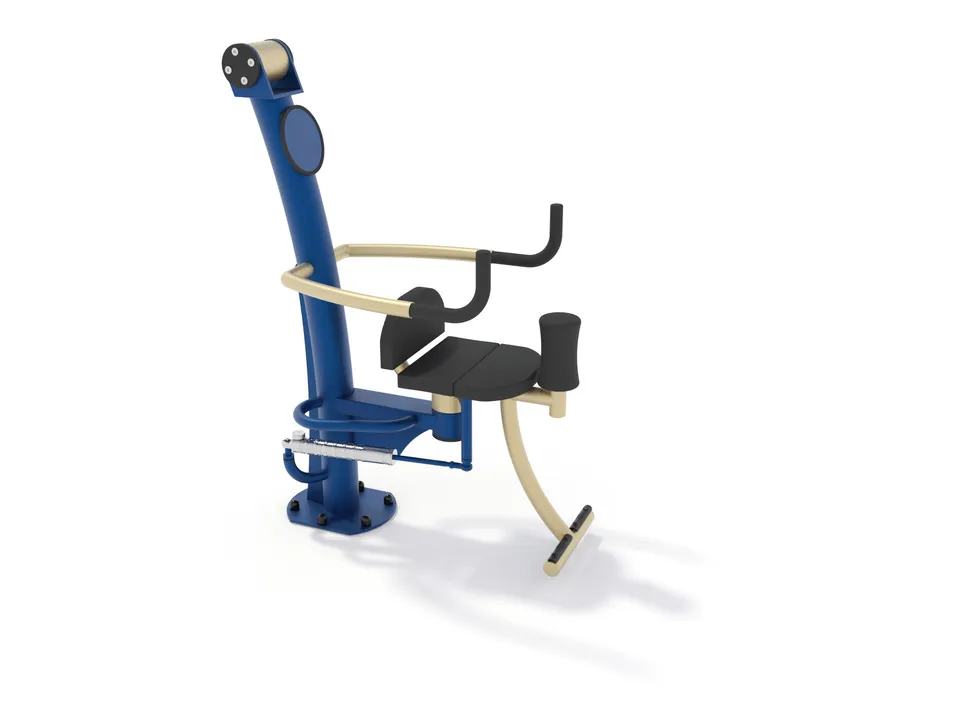 Pozza 1865 Fitness Hydraulic Hip Twister attrezzo outdoor
