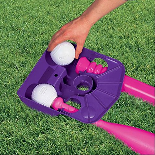 Little Tikes Set T-Ball Rosa Mazza + 5 Palline