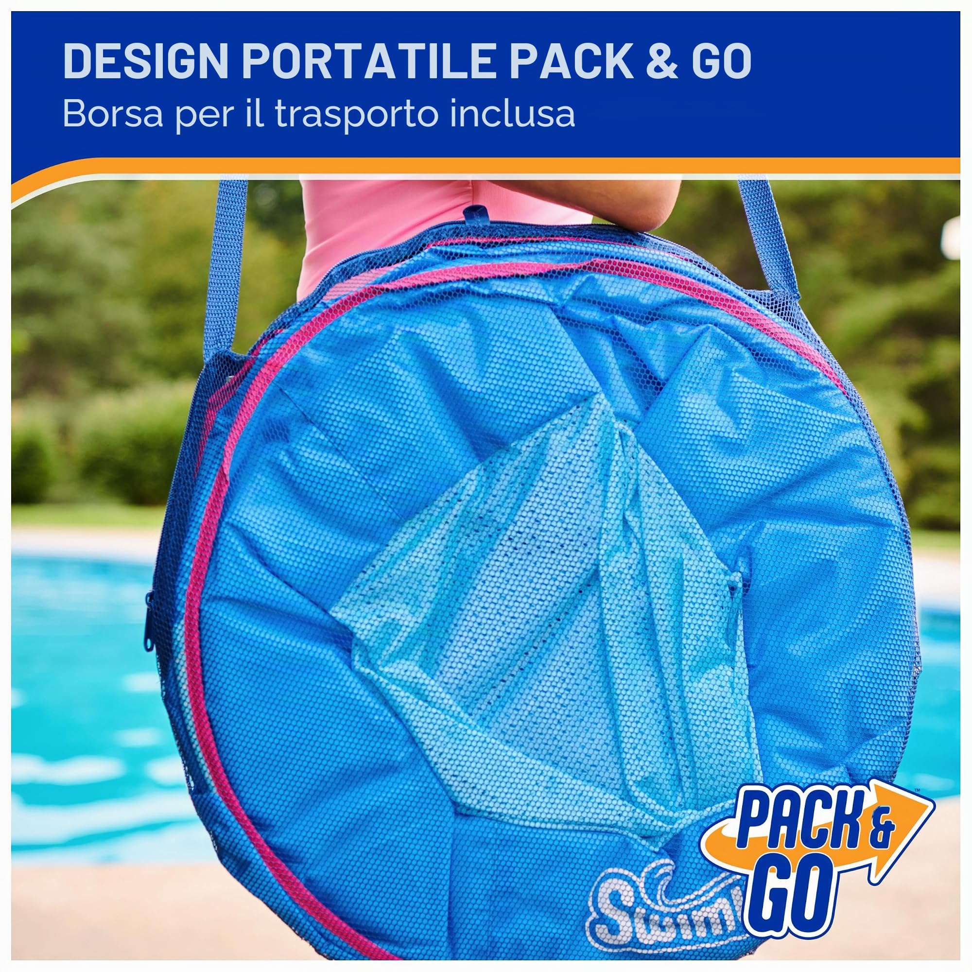 Swimways Spring Float Papasan Sedia Piscina 88 cm fino a 113 kg