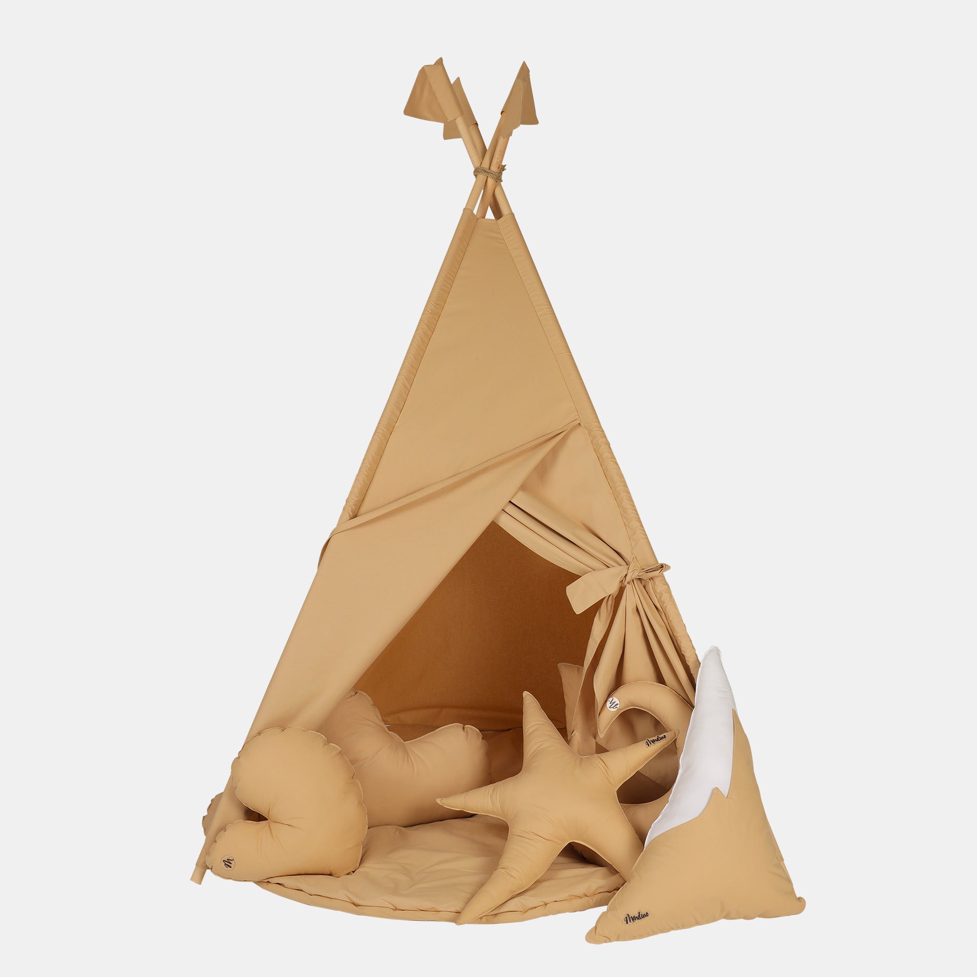 Mondino Atlantic teepee bambini avorio Large 120x120x160