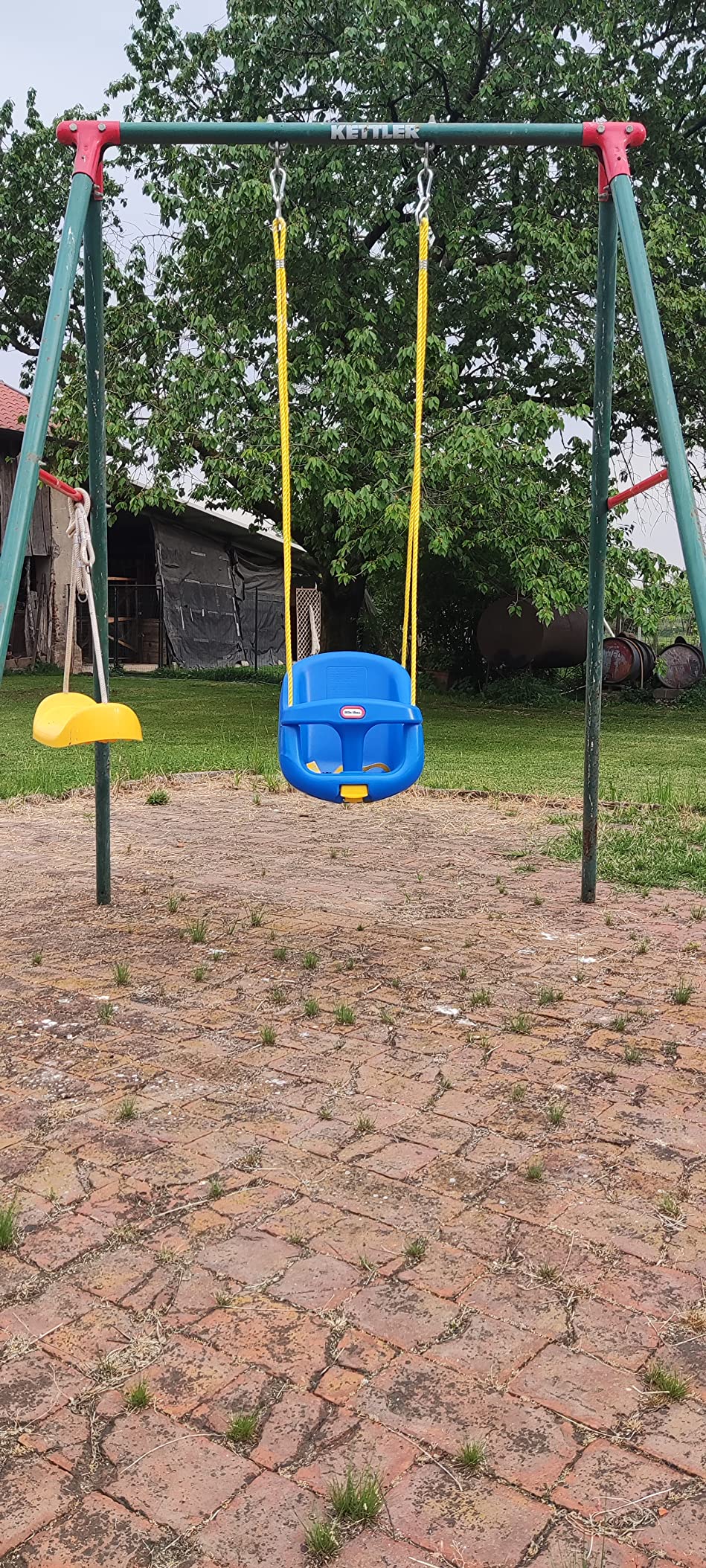 Little Tikes Seggiolino altalena schienale alto cintura 9 mesi-3 anni