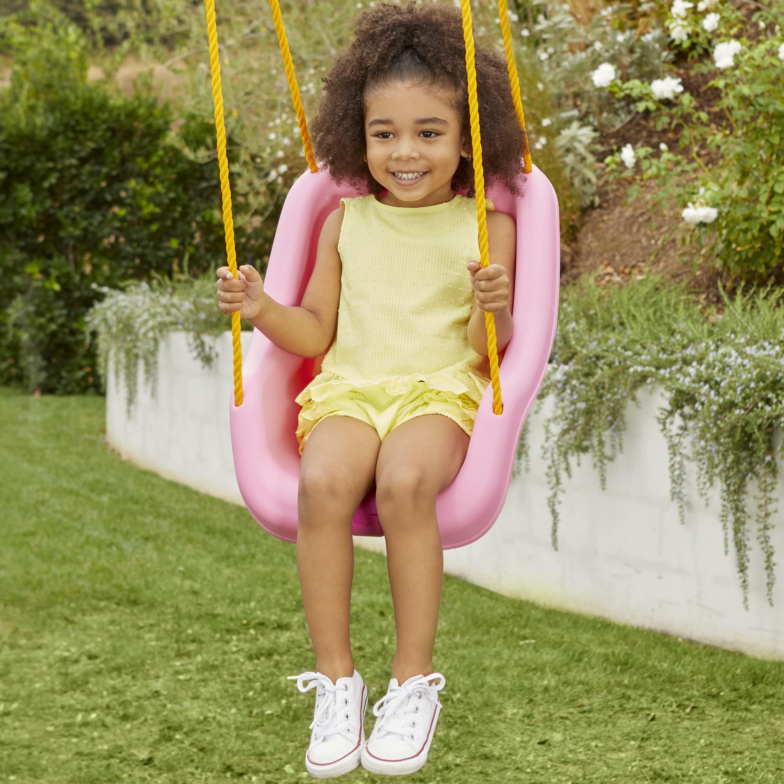 Little Tikes Active Play Altalena 2 in 1 Snug Secure Rosa