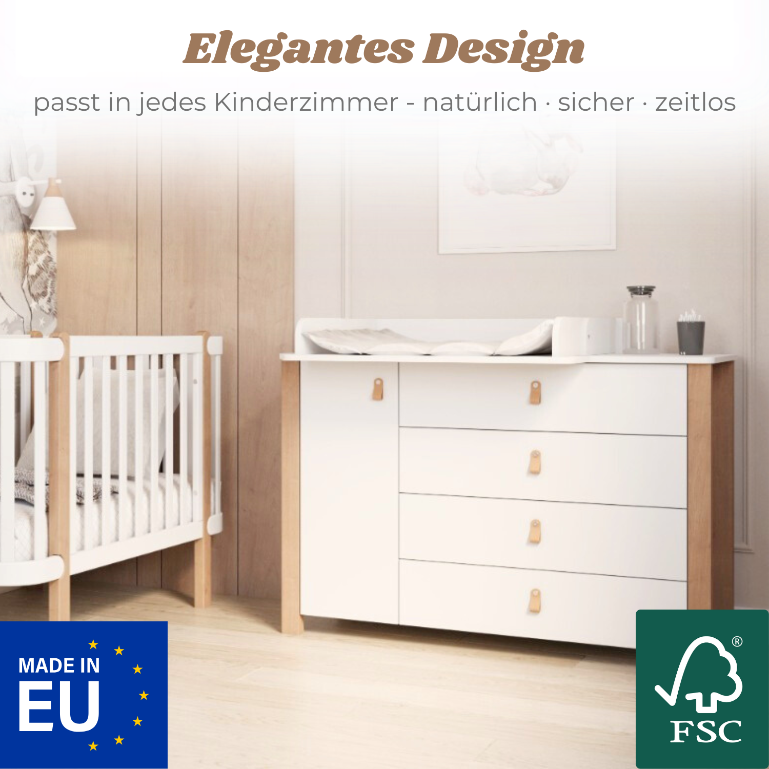 Lionherz YappyÉtude MINI fasciatoio marrone bianco