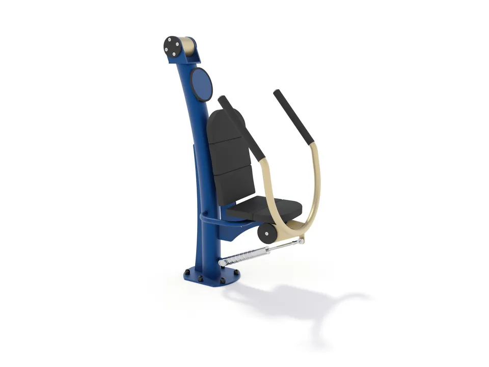 Pozza 1865 Hydraulic Chest Press attrezzo petto esterno