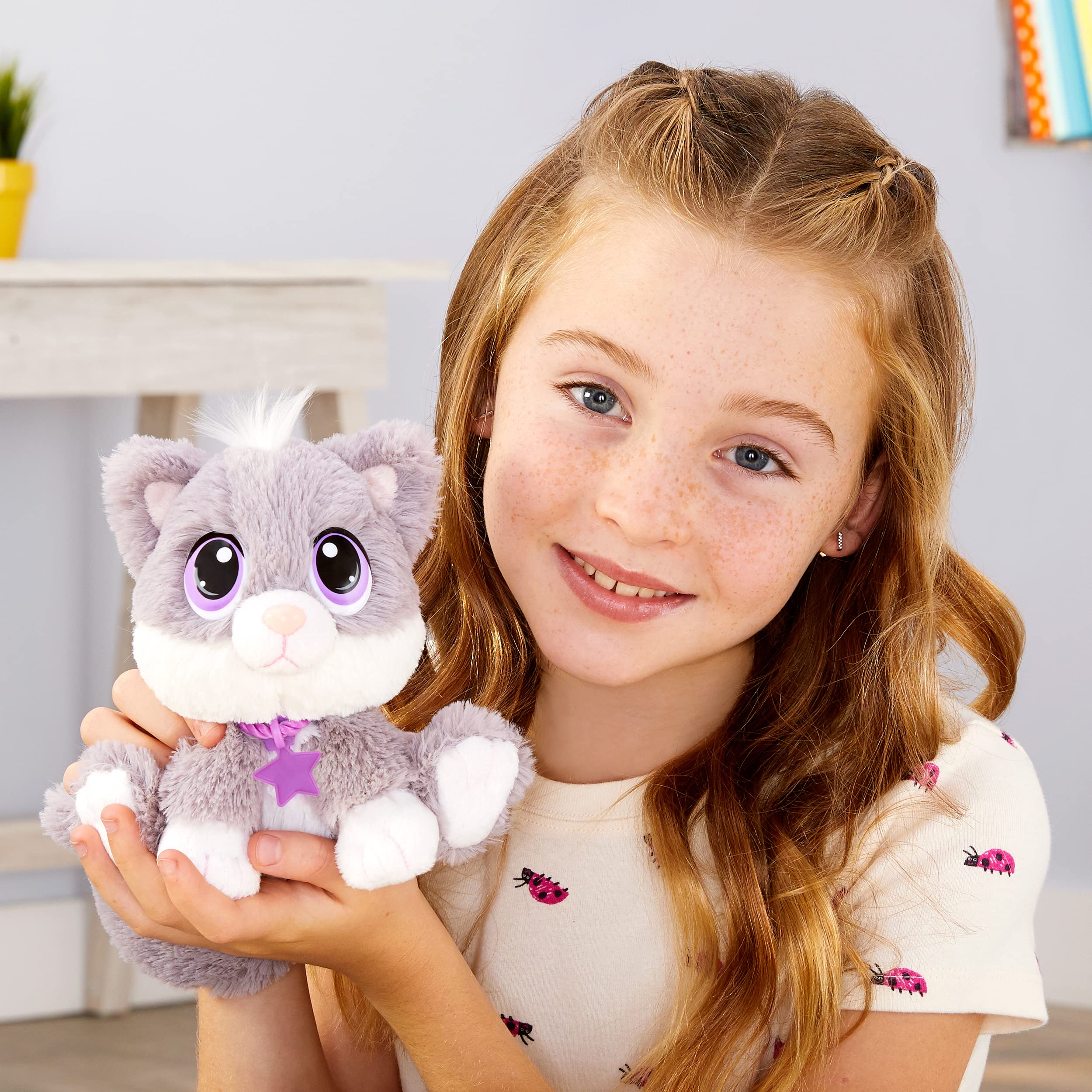 Little Tikes Rescue Tales gattino peluche morbido con cuccia