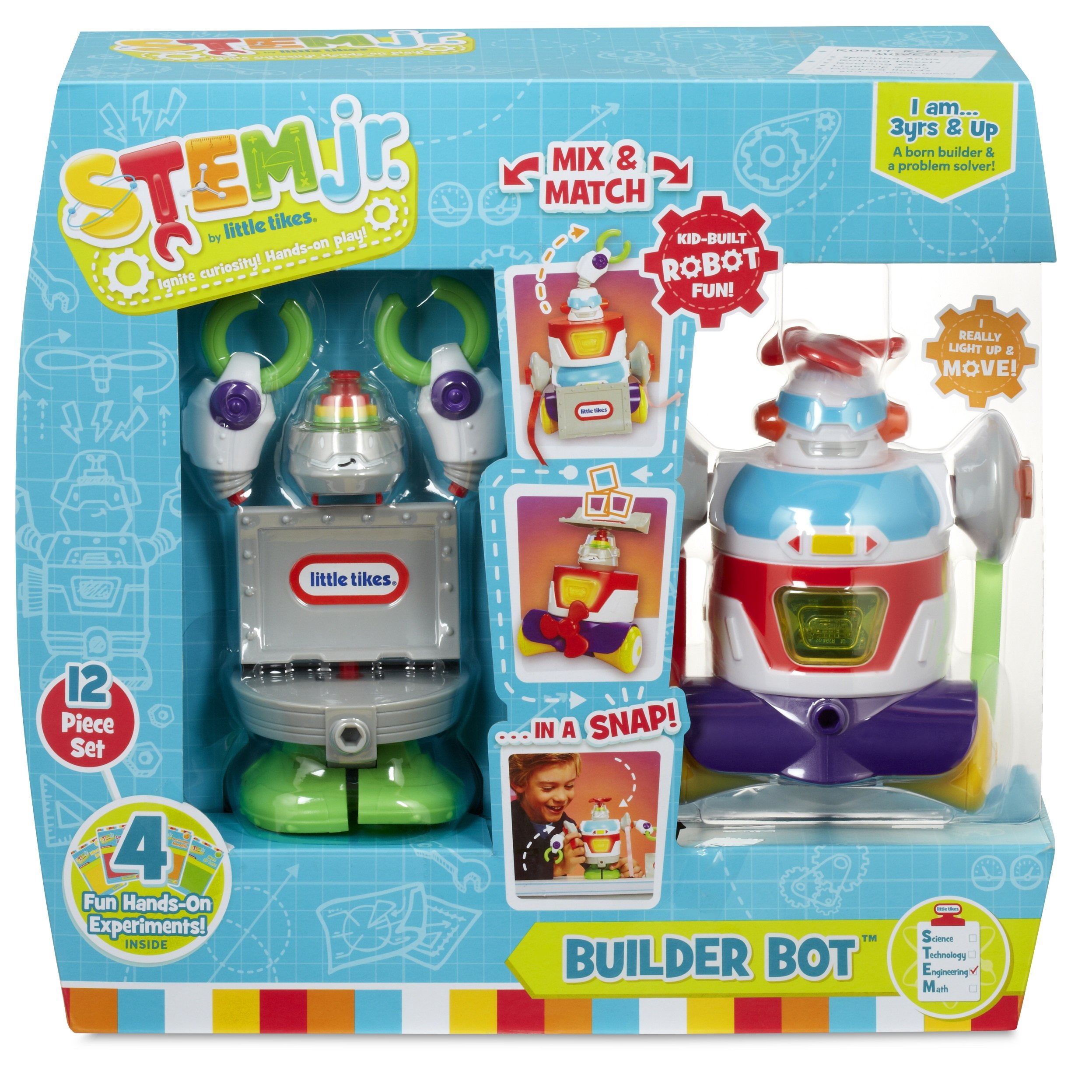 Little Tikes Builder Bot 647550 robot costruzioni STEM