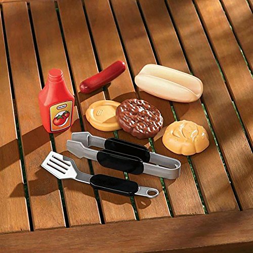Little Tikes Get Out 'N' Grill barbecue giocattolo 8 pezzi