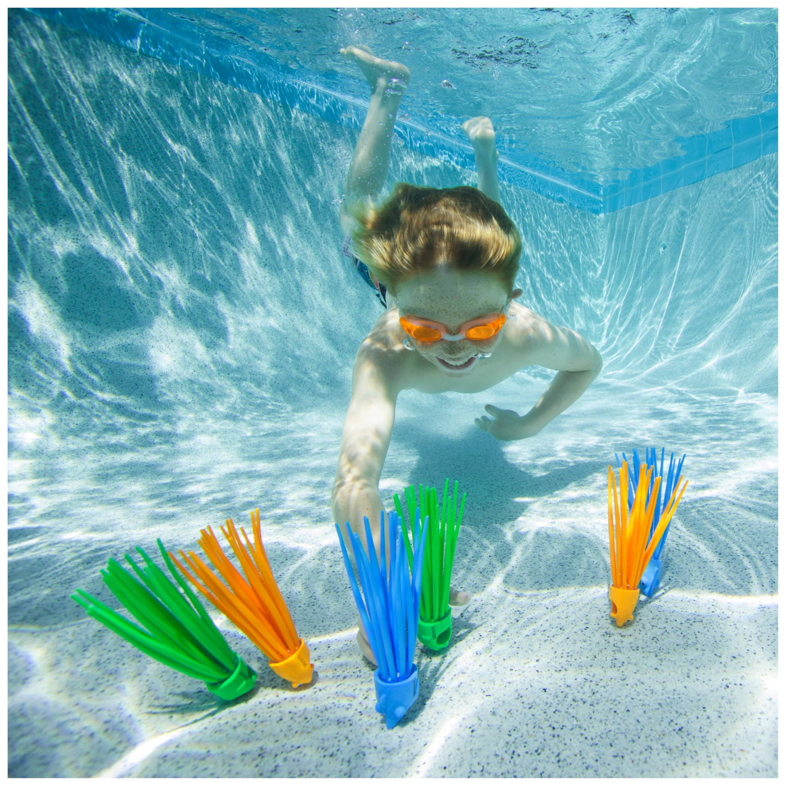 Swimways SquiDivers 6046822 Calamari Subacquei 3 Pezzi Morbidi