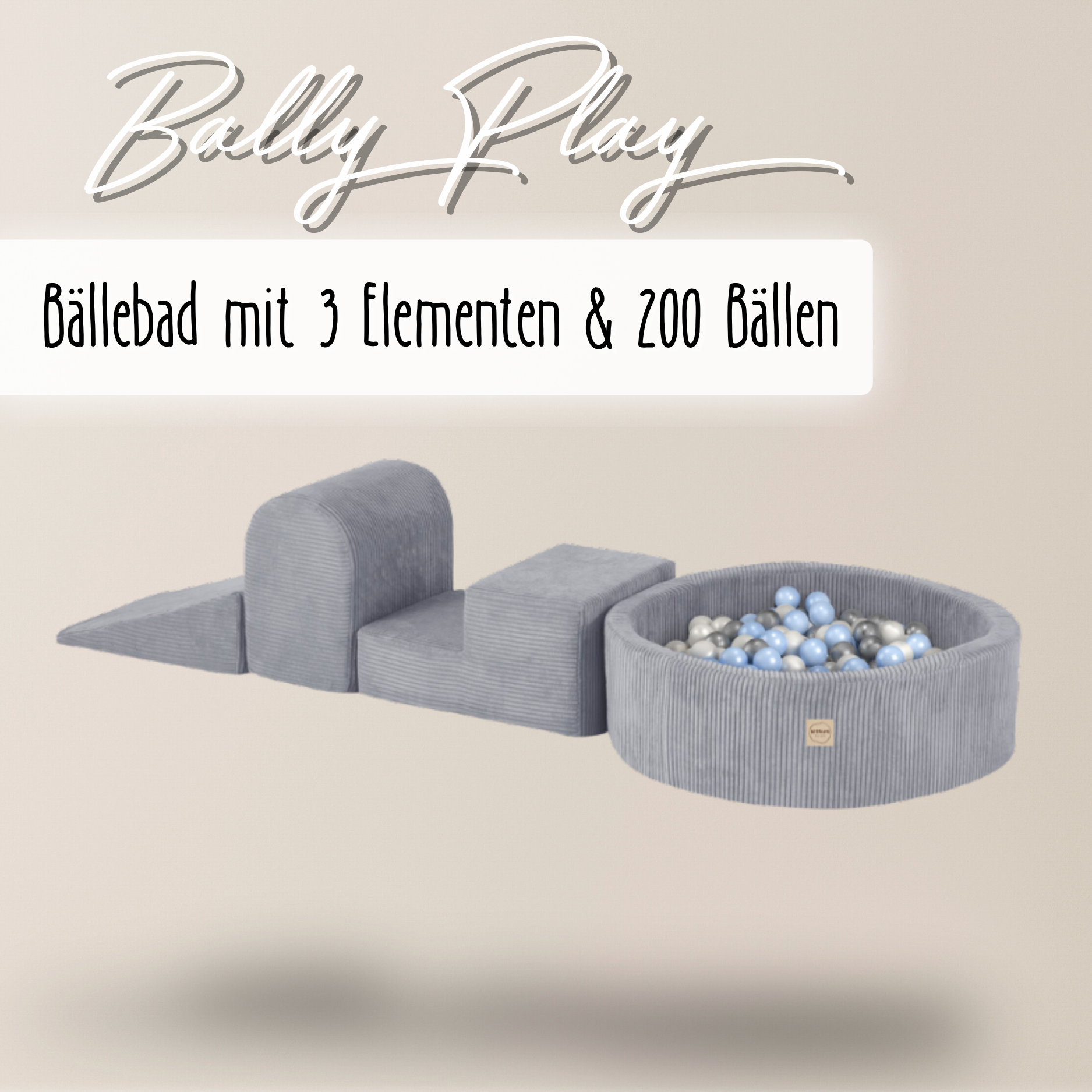 Lionherz Bally Play piscina palline 90x30cm 200 palline blu