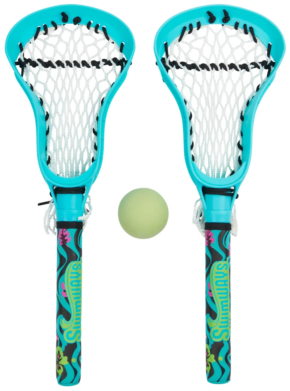SwimWays Hydro Lacrosse gioco piscina 2 bastoni blu impermeabile