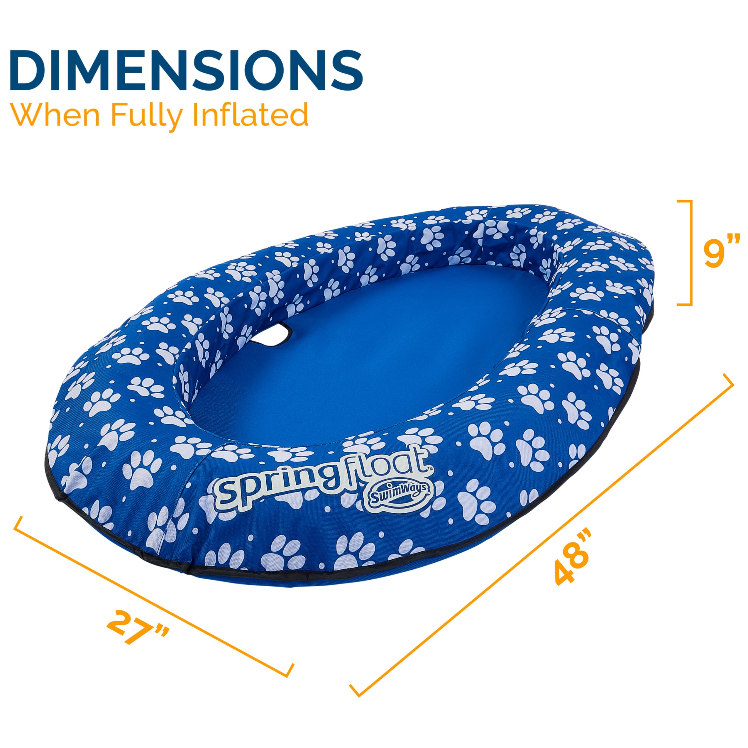 Swimways Paddle Paws galleggiante cane Large 0-29 kg