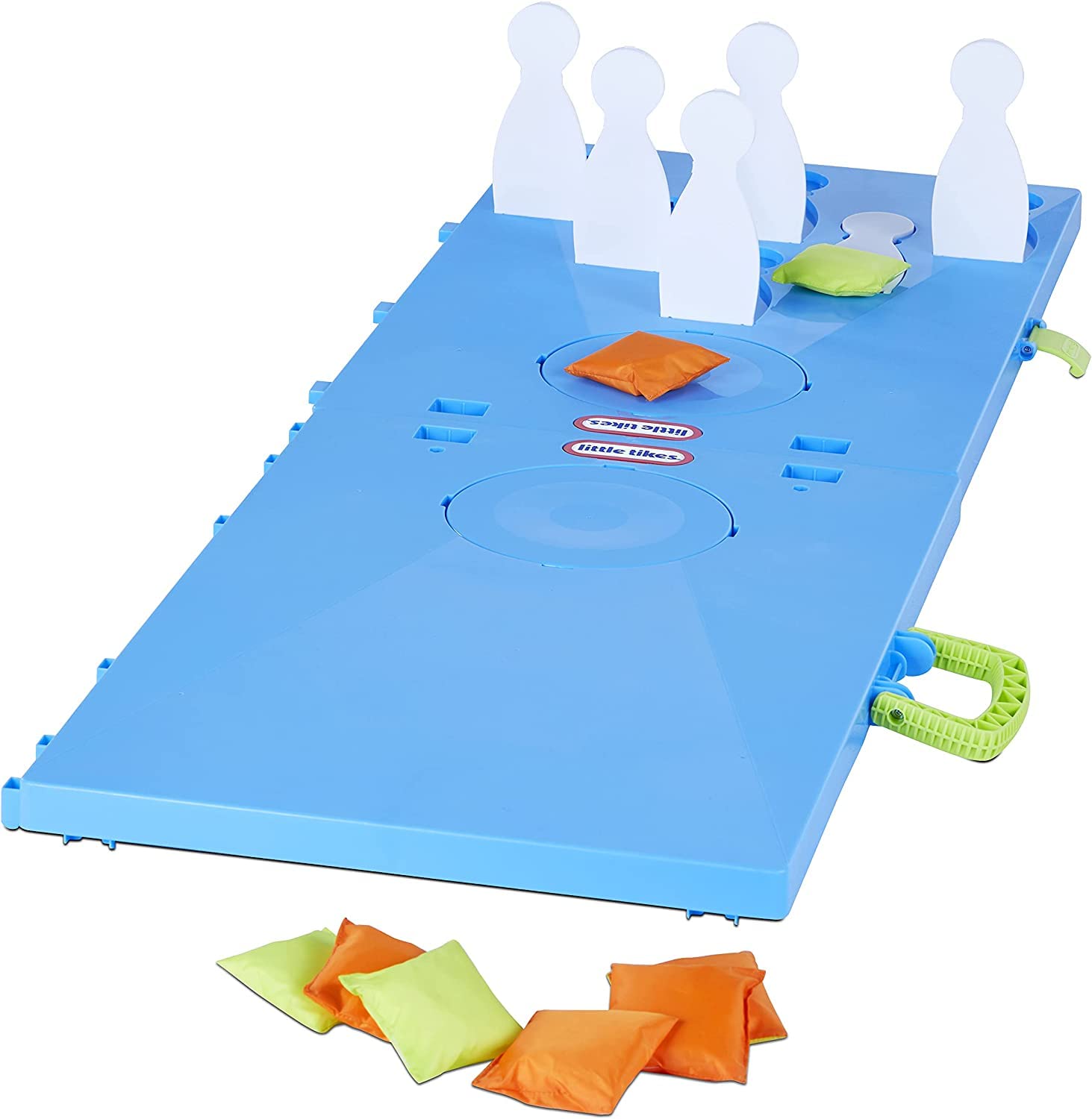 Little Tikes Set Gioco Cornhole 5 in 1 con 16 accessori